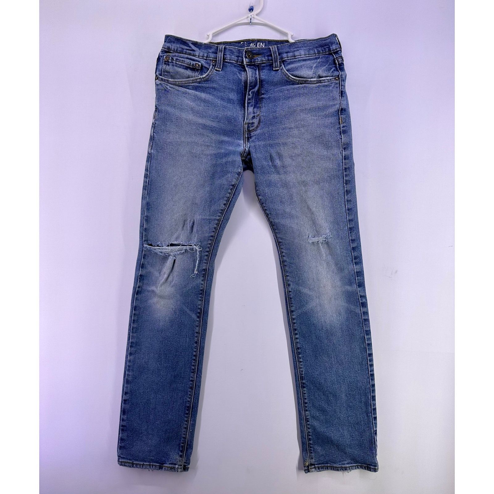 Levi's Blue Ripped Denizen Levi’s 232 Jeans Size 32/34 Size US 32 / EU 48 - 2 Thumbnail