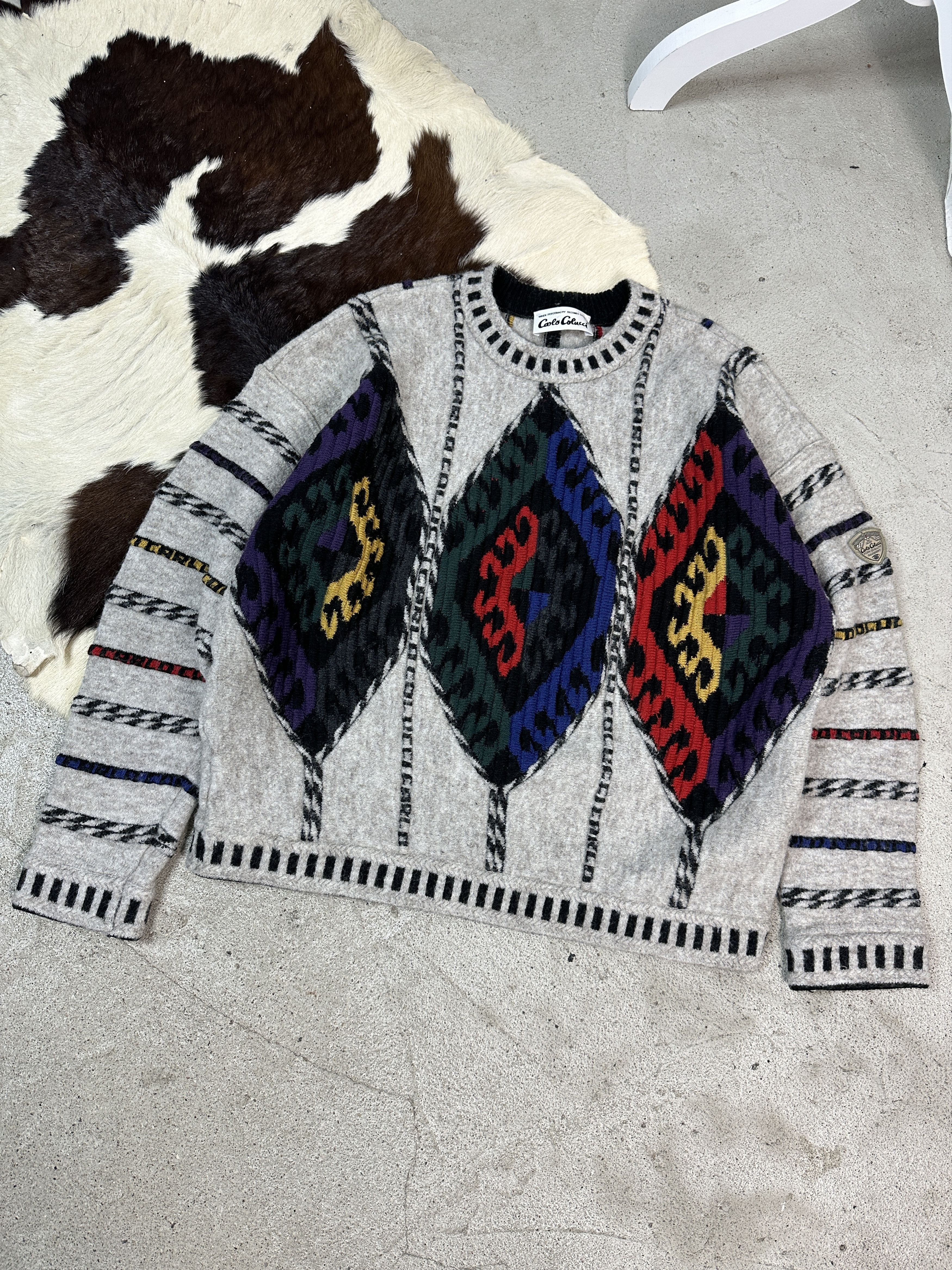 Carlo Colucci × Vintage Carlo Colucci Vintage Sweater Size US M / EU 48-50 / 2 - 1 Thumbnail