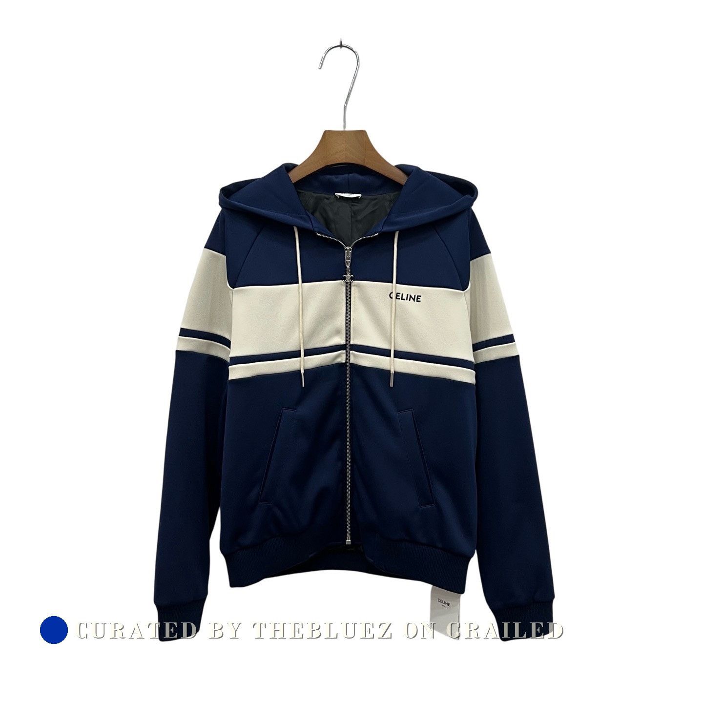 Celine Celine Knit Hooded Track Jacket Size S / US 4 / IT 40 - 1 Thumbnail