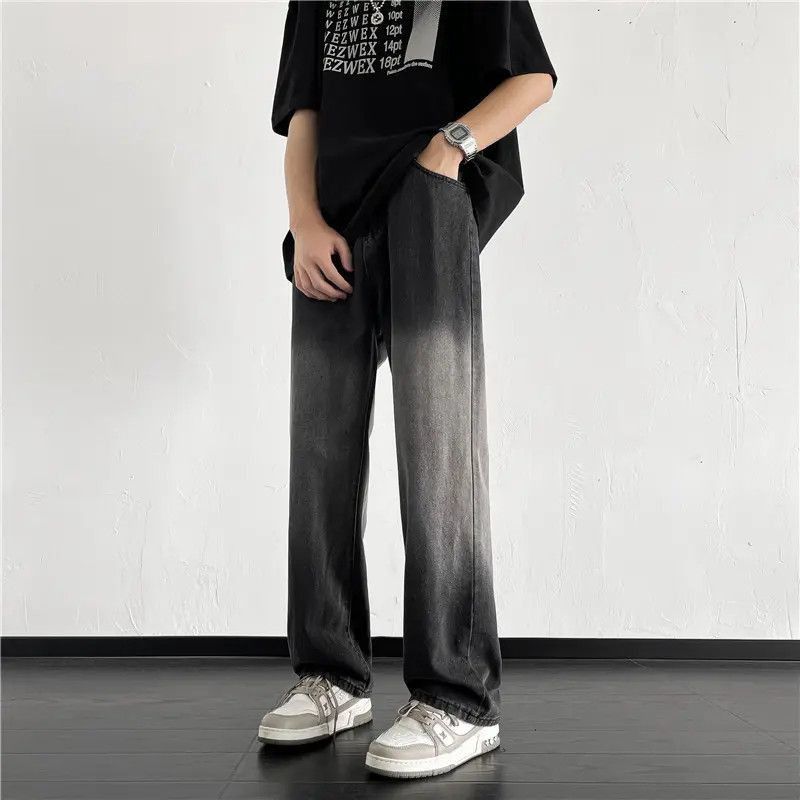 Japanese Brand Loose hip-hop straight leg wide leg jeans Size US 32 / EU 48 - 4 Thumbnail
