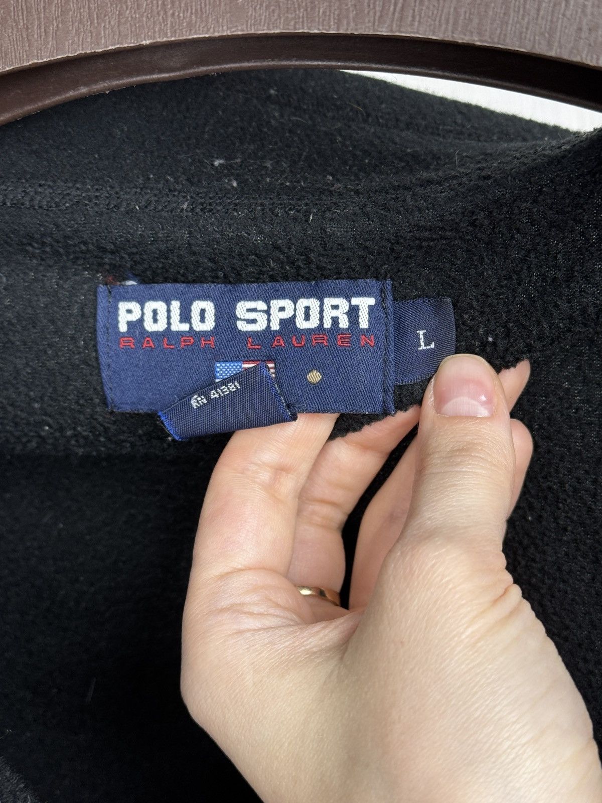 Ralph Lauren Vintage Polo Sport Ralph Lauren 1/4 Zip Pullover Made in USA Size US L / EU 52-54 / 3 - 12 Thumbnail