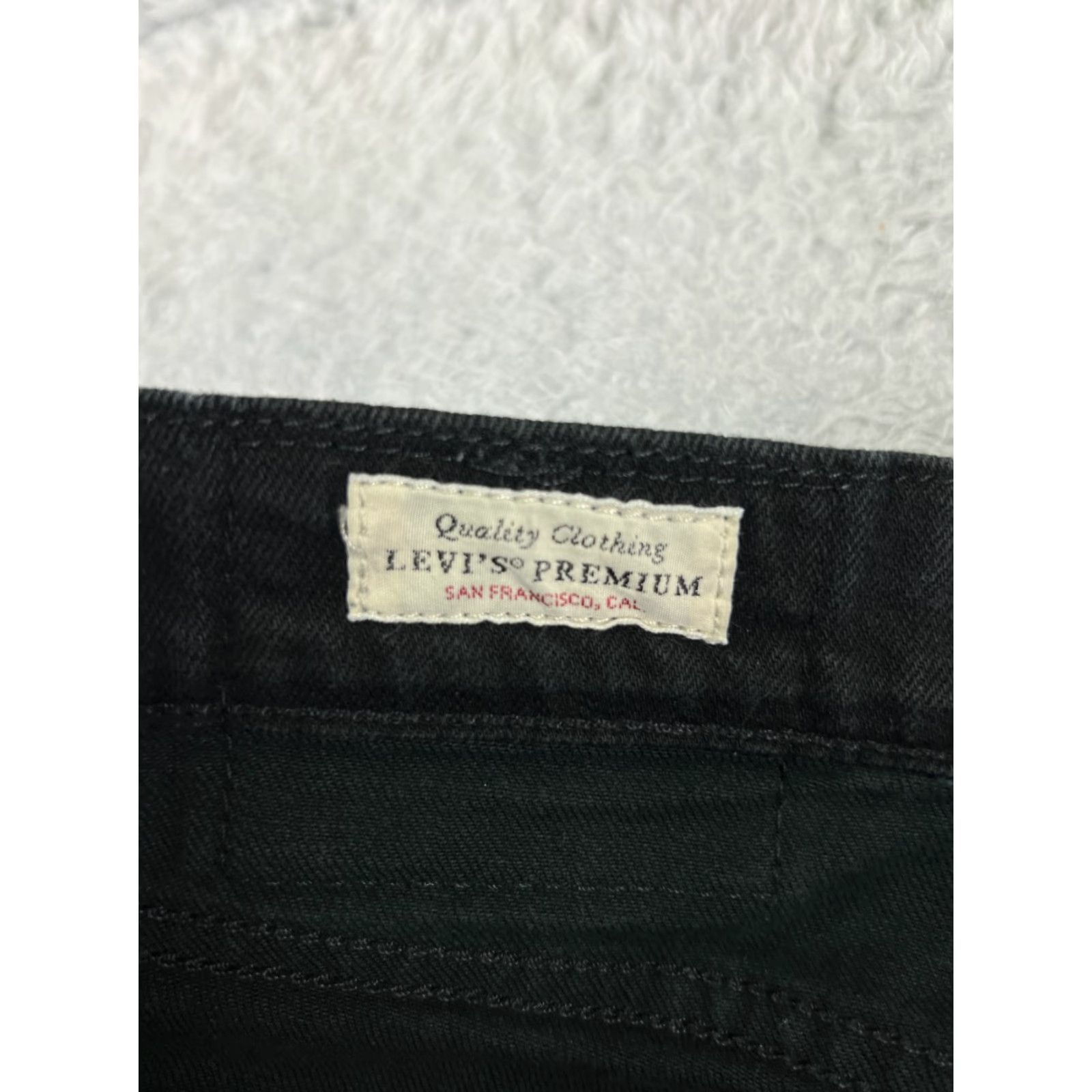 Levi's Levi's 510 Jeans Slim Fit Black Denim 31 29in 5-Pocket Cotton Blend Zip Mens Jeans Size US 31 - 6 Thumbnail