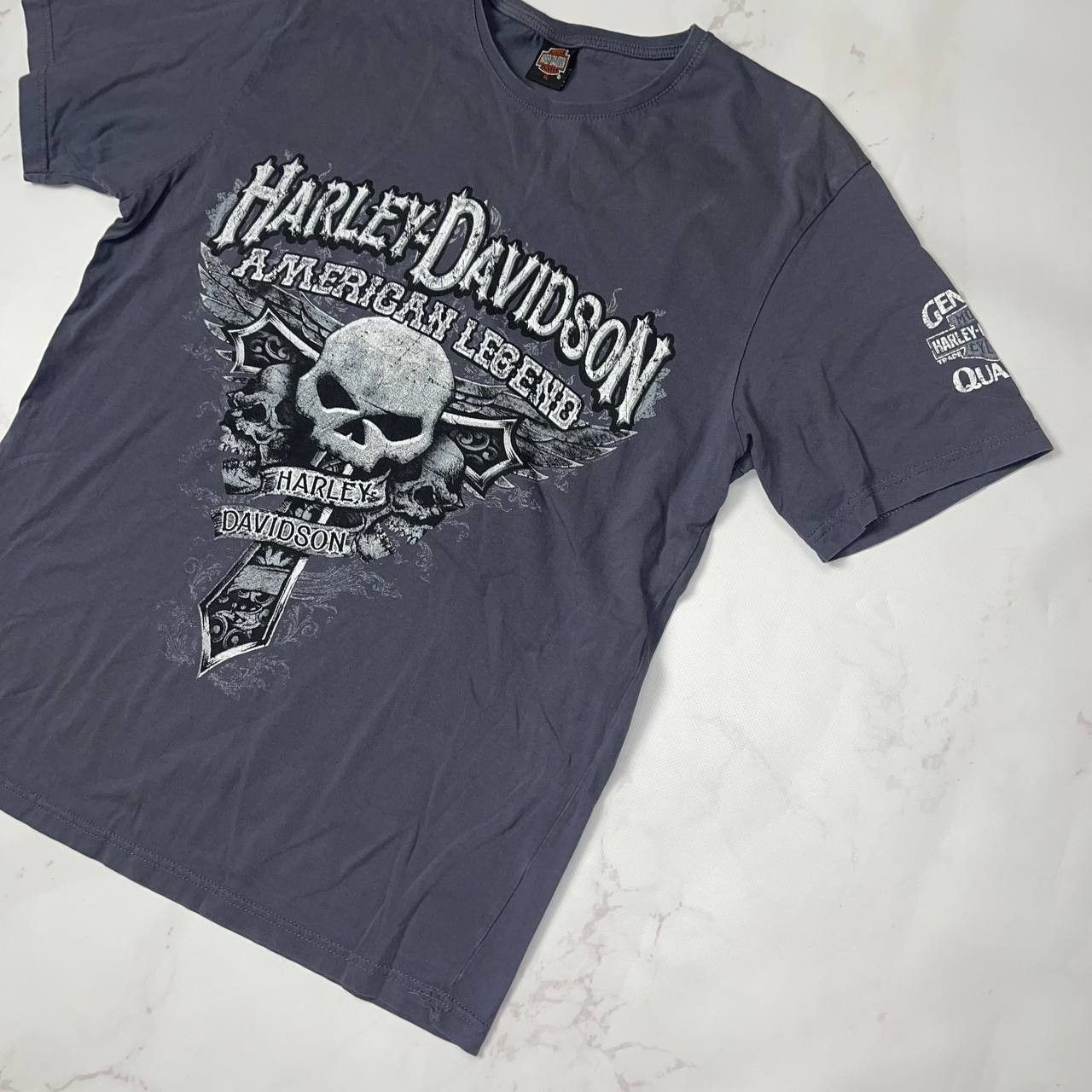 Harley Davidson Harley Davidson × Vintage Harley Davidson y2k t-shirt Size US XL / EU 56 / 4 - 4 Thumbnail