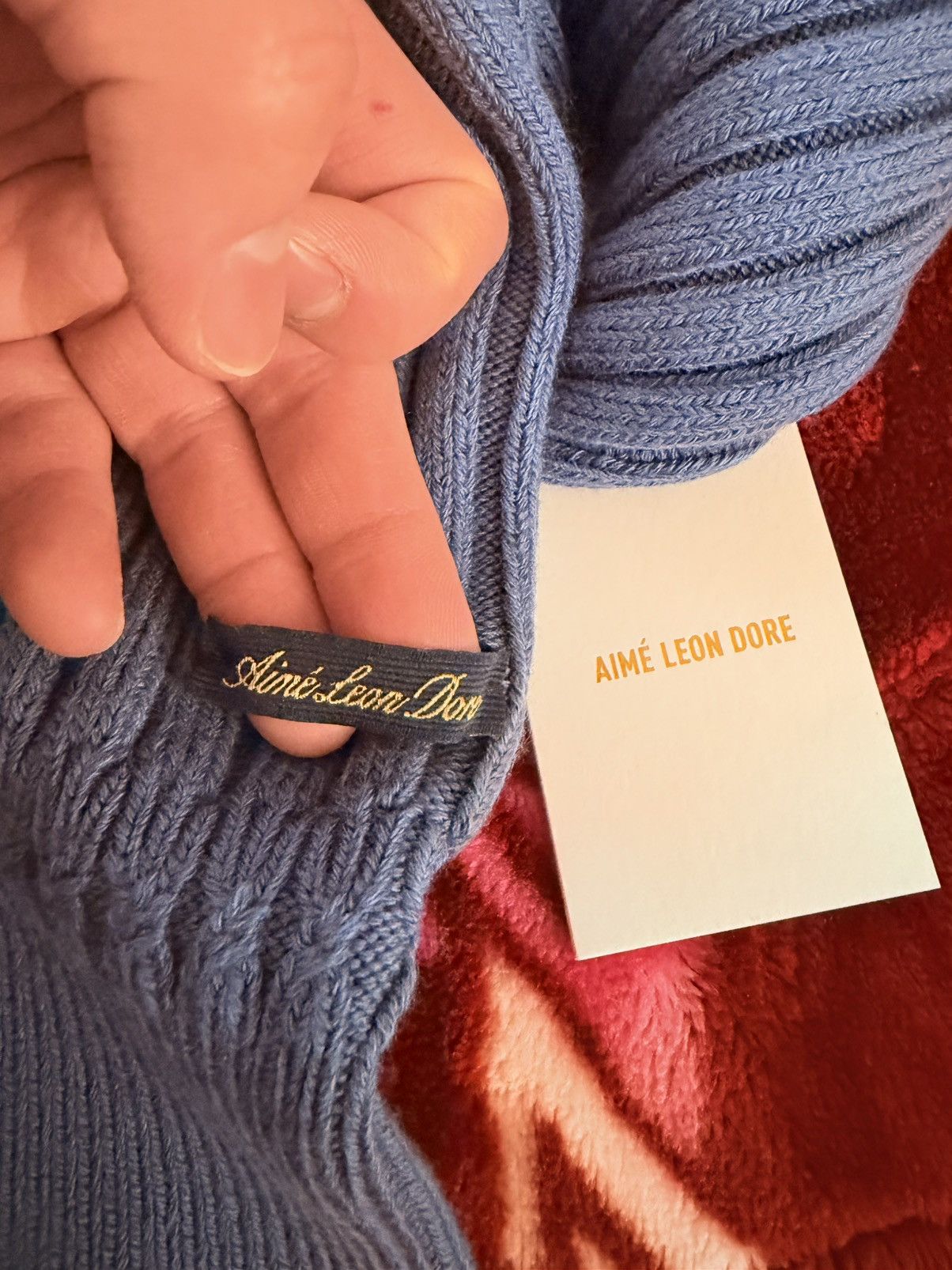 Aime Leon Dore Aime Leon Dore Drop Needle Full-Zip Hoodie “Slate Blue” XL Size US XL / EU 56 / 4 - 6 Thumbnail