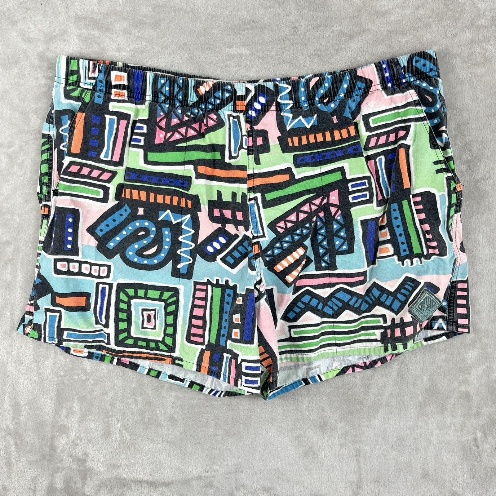Ocean Pacific Vtg Ocean Pacific OP Swim Trunks Mens 36" 80s Memphis Print Size US 36 / EU 52 - 1 Thumbnail