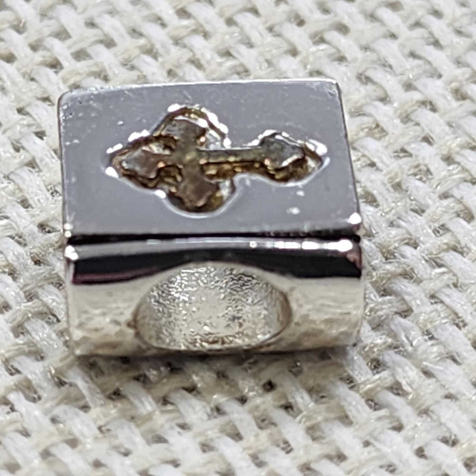 The Unbranded Brand Silver Charm Bead with Cross-bible Size ONE SIZE - 1 Thumbnail