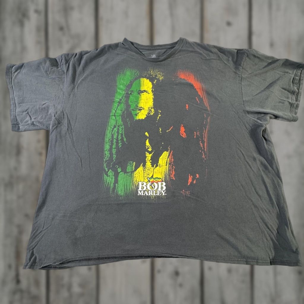 Vintage VINTAGE Bob Marley Shirt Mens XL Black Zion XL Reggae Rasta Graphic Tee Music Legend Size US XL / EU 56 / 4 - 1 Thumbnail