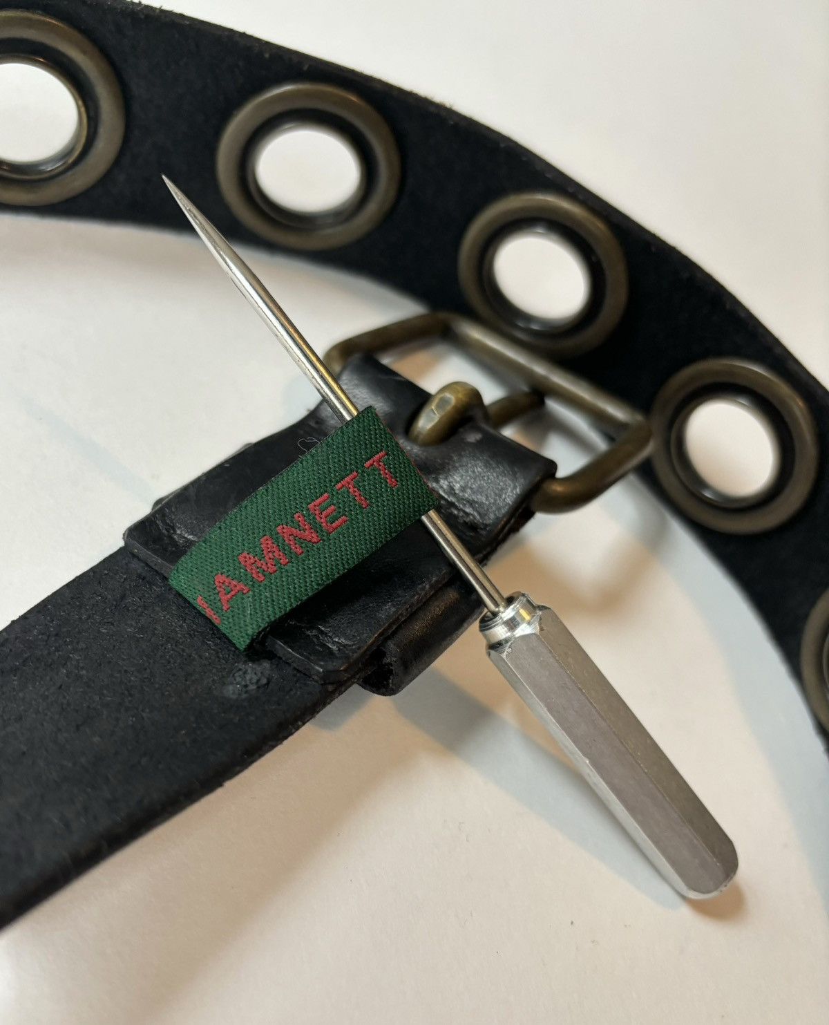 Katharine Hamnett London Vintage Katherine Hamnett London Active Studded/Eyelet Belt Size ONE SIZE - 8 Thumbnail