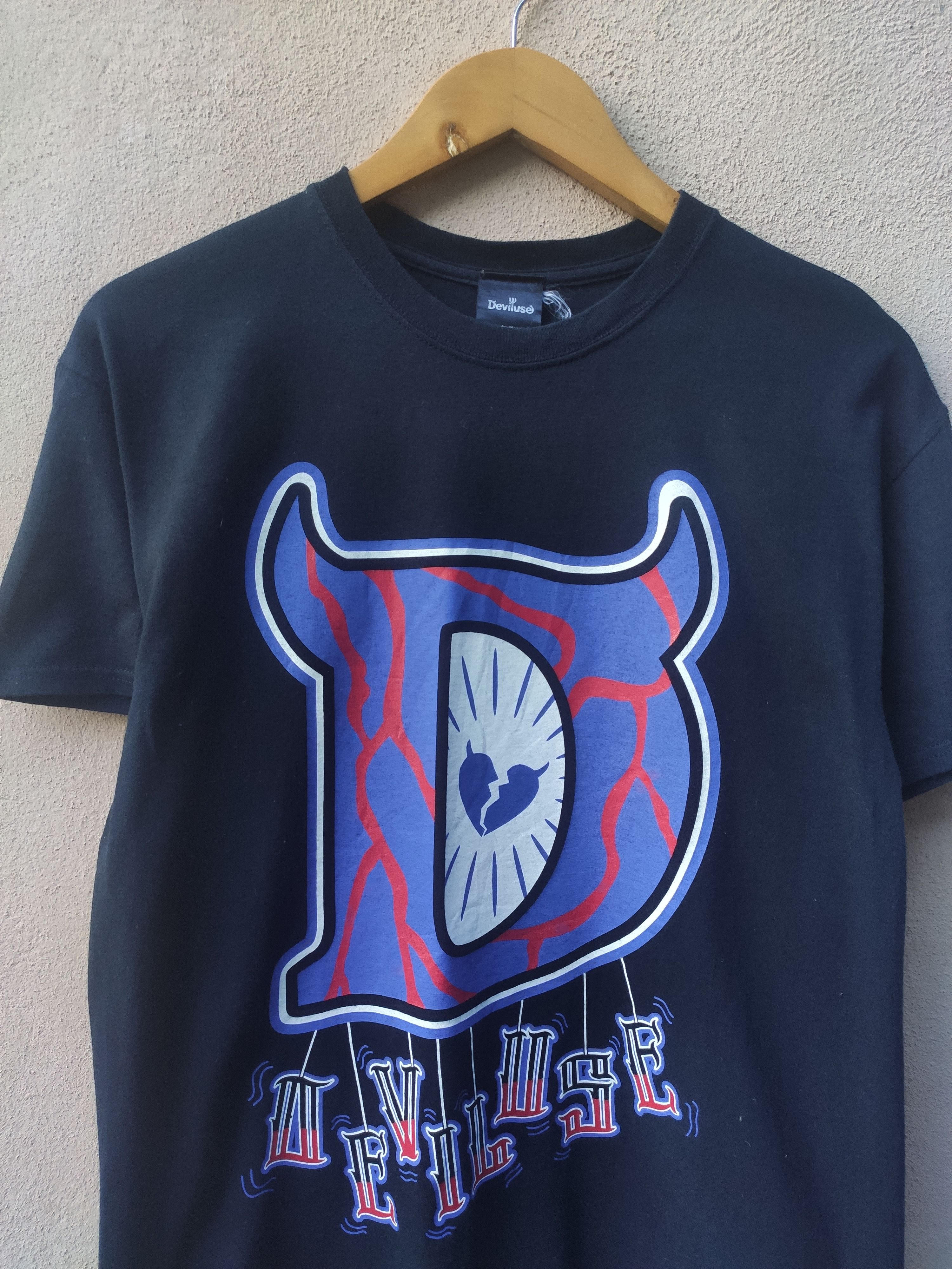 Japanese Brand Devil use t shirt Size US M / EU 48-50 / 2 - 2 Thumbnail