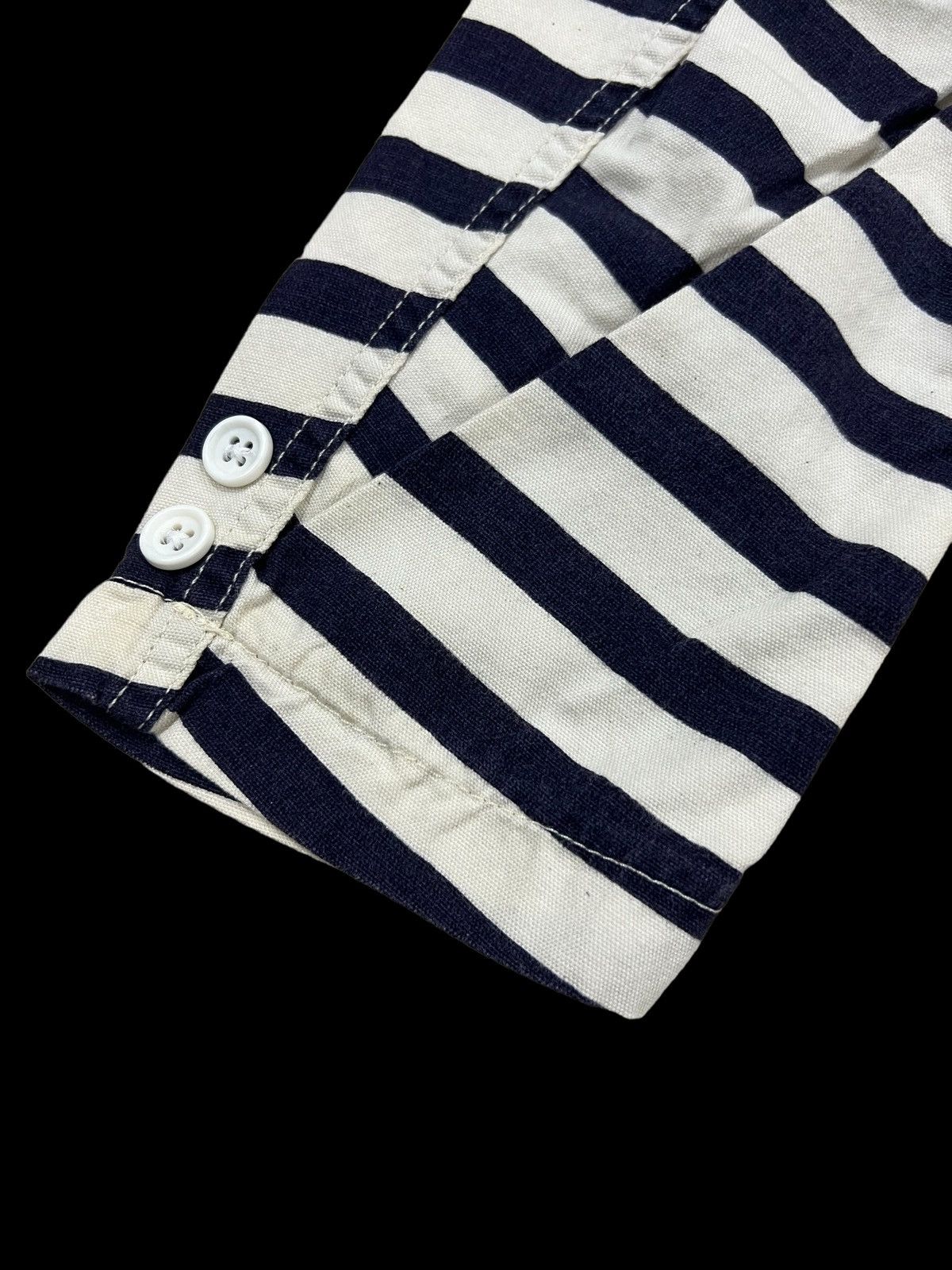 Engineered Garments Engineered Garments Prisoner Stripe 3 Pocket Chore Jacket Size US S / EU 44-46 / 1 - 8 Thumbnail