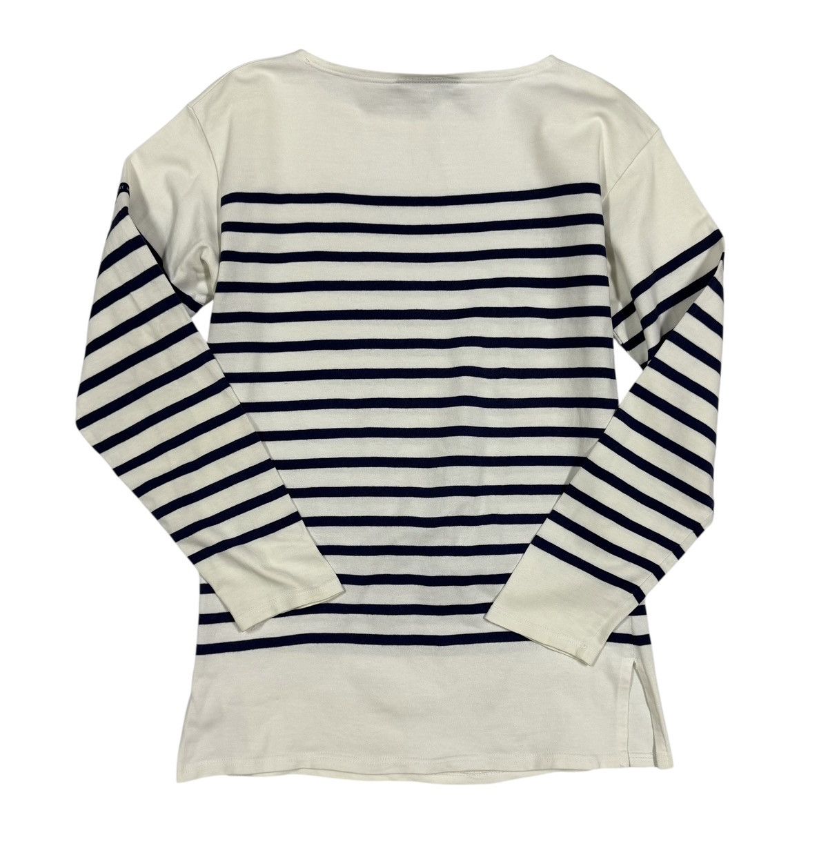 Saint James Vtg Saint James Heavt Cotton Naval Sailor Boatneck Shirt Size US M / EU 48-50 / 2 - 2 Thumbnail