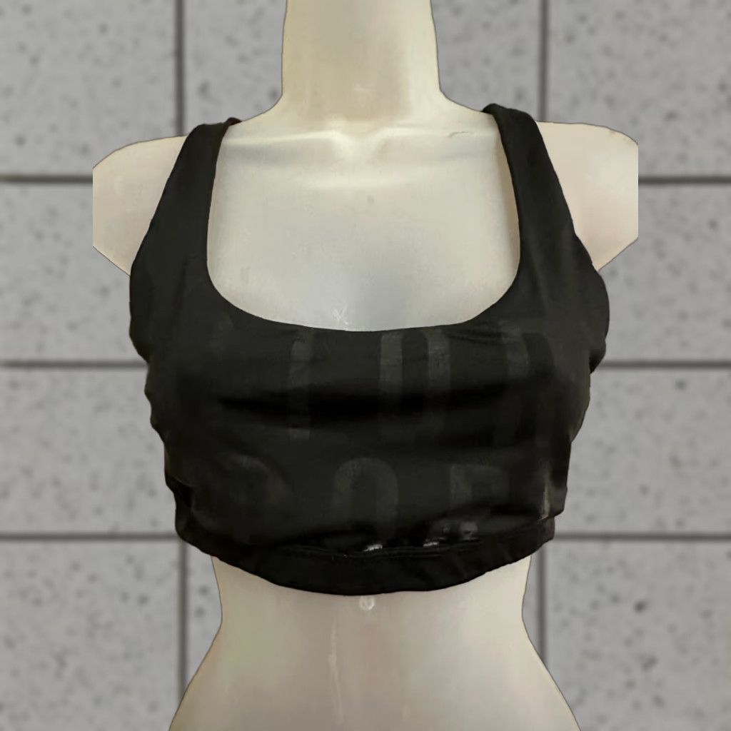 Victoria's Secret VICTORIA'S SECRET Black Sports Bra S/P Victoria Sport Underwired Pullover Activewear Yoga Womens Size ONE SIZE - 1 Thumbnail
