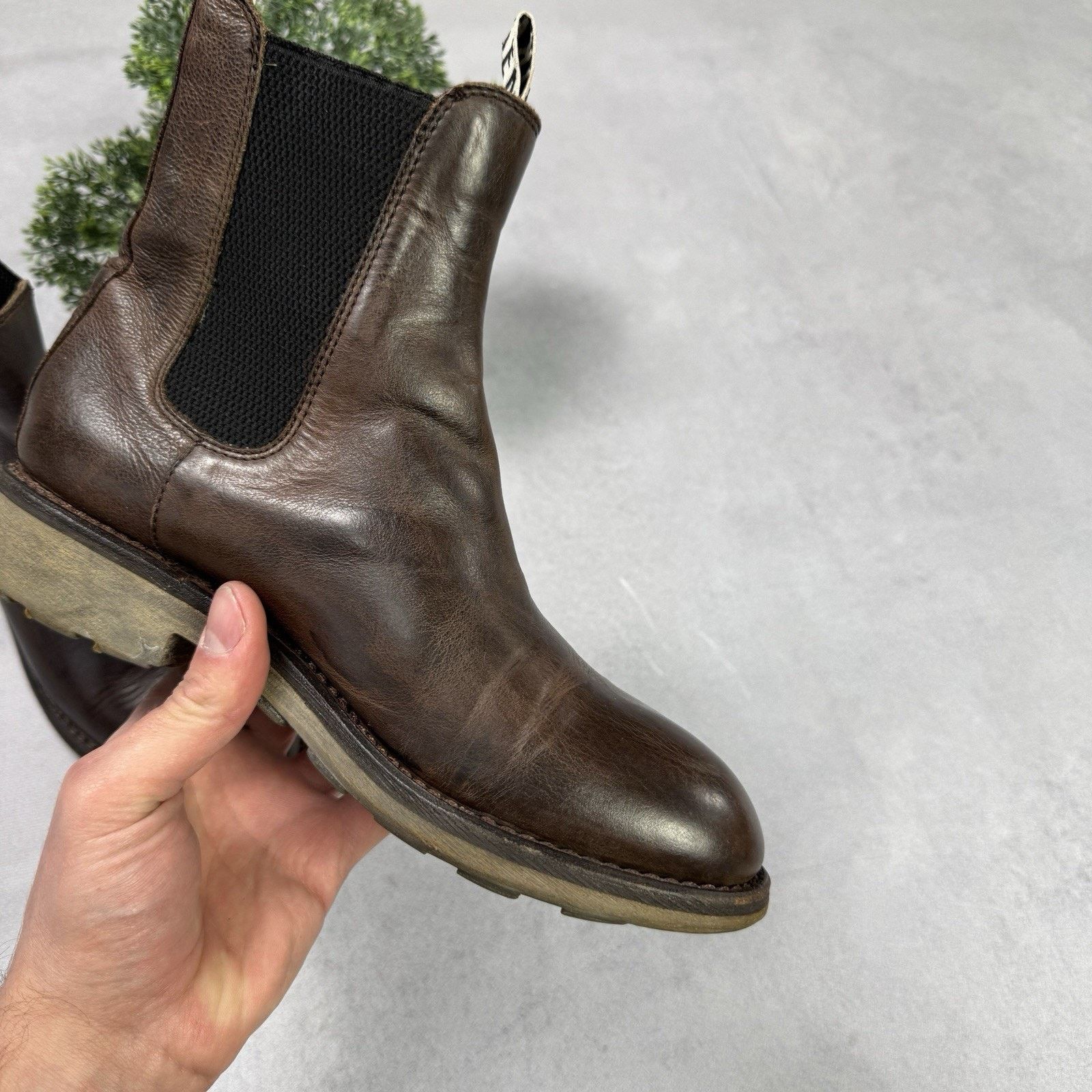 Dirk Bikkembergs Vintage Dirk Bikkembergs Brown Leather Chelsea Boots Size US 8 / IT 38 - 17 Thumbnail