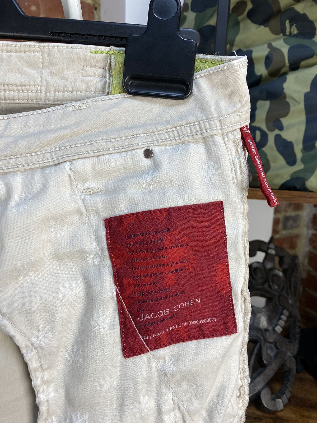 Jacob Cohen Jacob Cohen J606 Comfort Tailored Jeans Beige Chino Pants Size US 30 / EU 46 - 12 Thumbnail