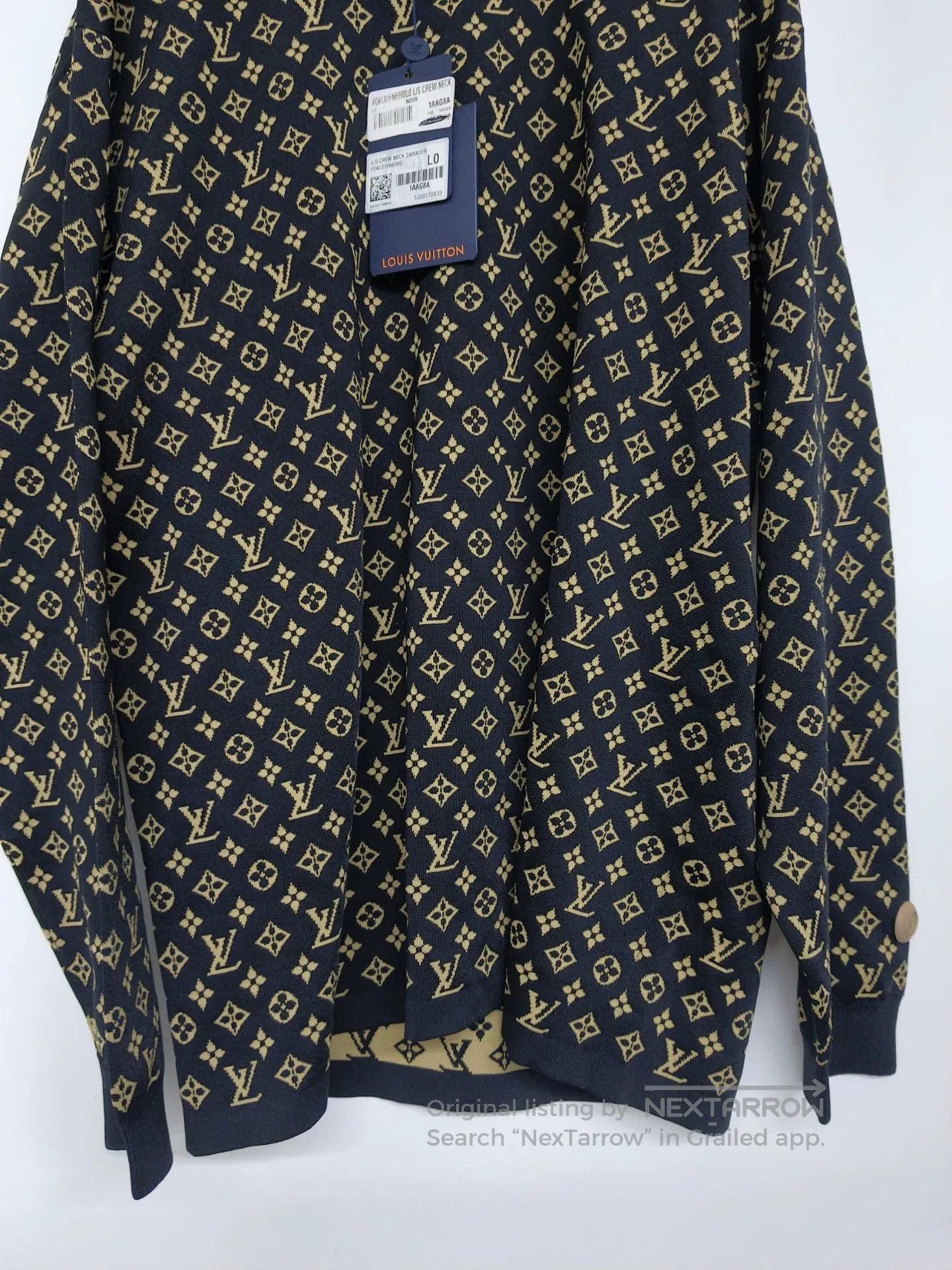 Louis Vuitton Multi Pattern Long Sleeve Knit Sweater. Size US L / EU 52-54 / 3 - 6 Thumbnail