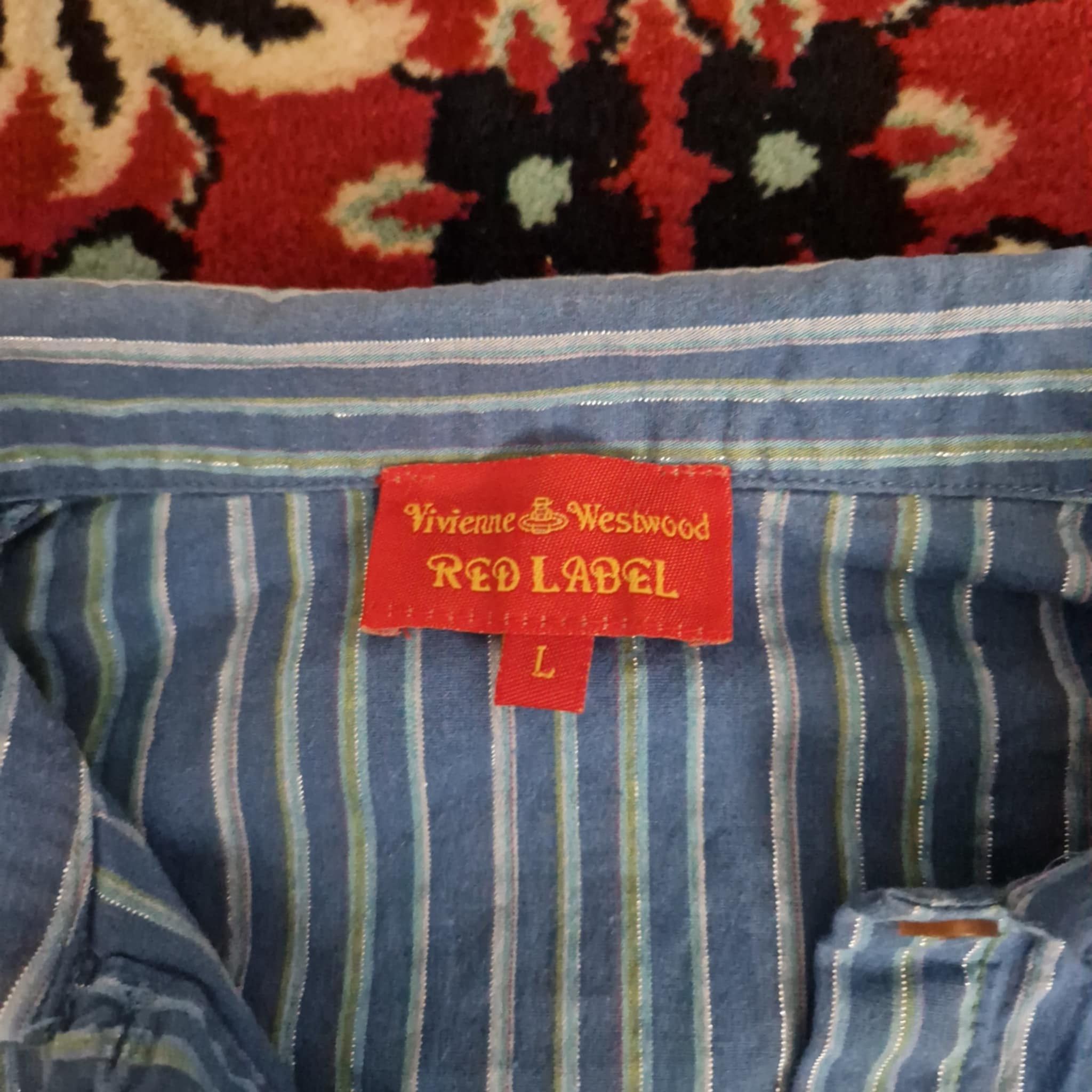 Vivienne Westwood Vintage Vivienne Westwood Red Label Striped Shirt - L Size L / US 10 / IT 46 - 3 Thumbnail