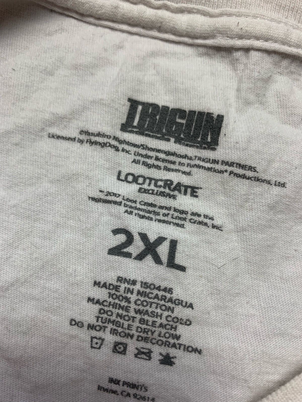 Cartoon Network Trigun T-shirt logo size XXL tee Size US XXL / EU 58 / 5 - 3 Thumbnail