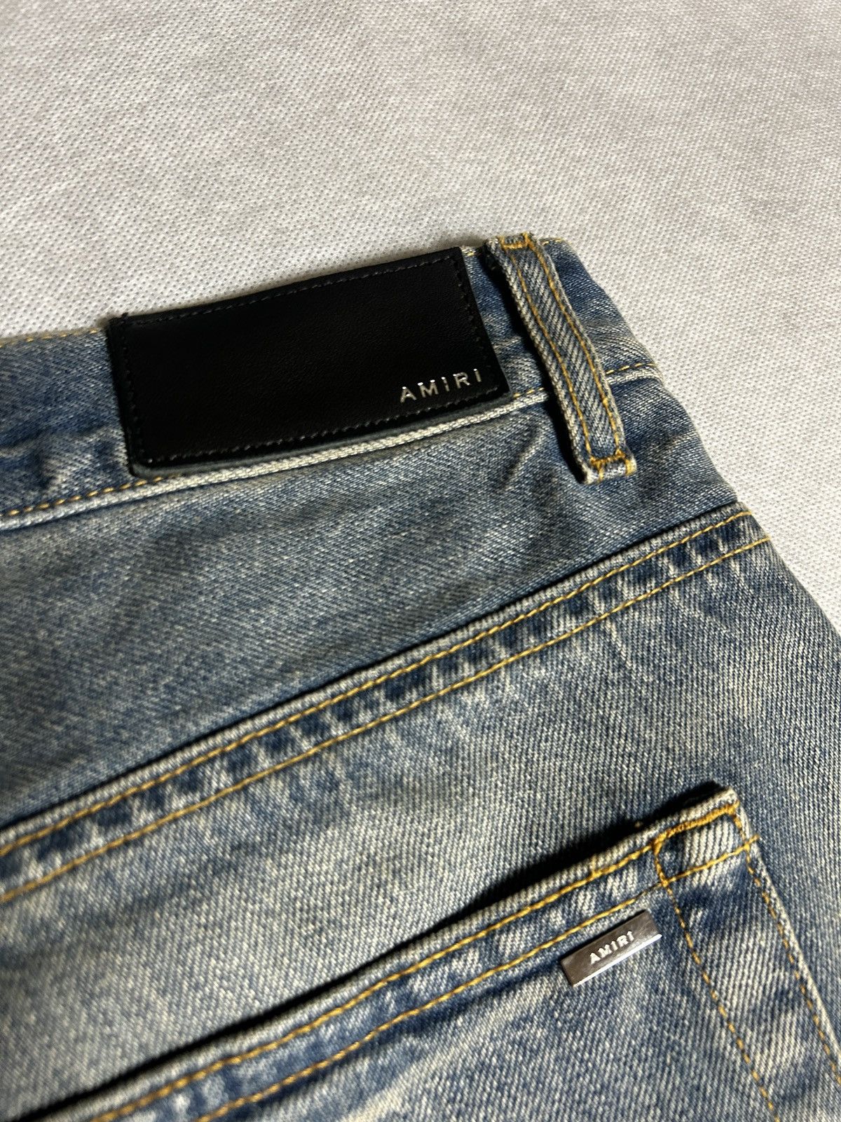 Amiri Grey Washed Amiri Carpenter Jeans Size US 36 / EU 52 - 5 Thumbnail
