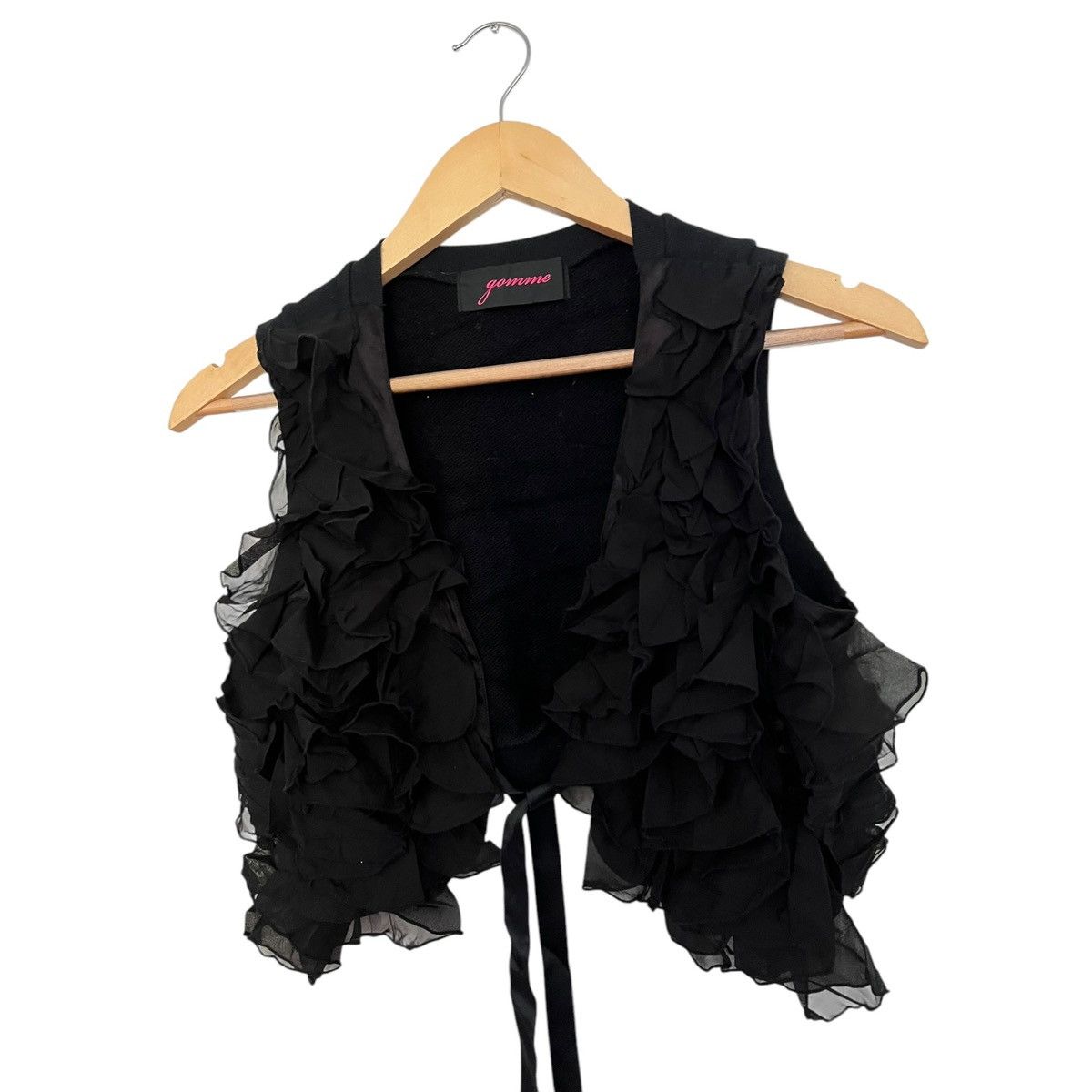 gomme Gomme ruffle vest with tie Size XXS / US 00 / IT 34 - 2 Thumbnail