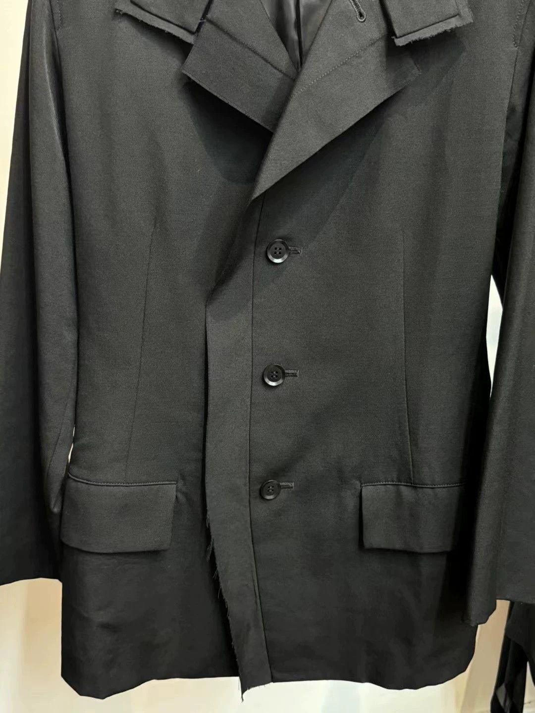 Yohji Yamamoto Yohji Yamamoto 2015 AW Stand Collar Wool Blazer Size 1 Size S / US 4 / IT 40 - 8 Thumbnail