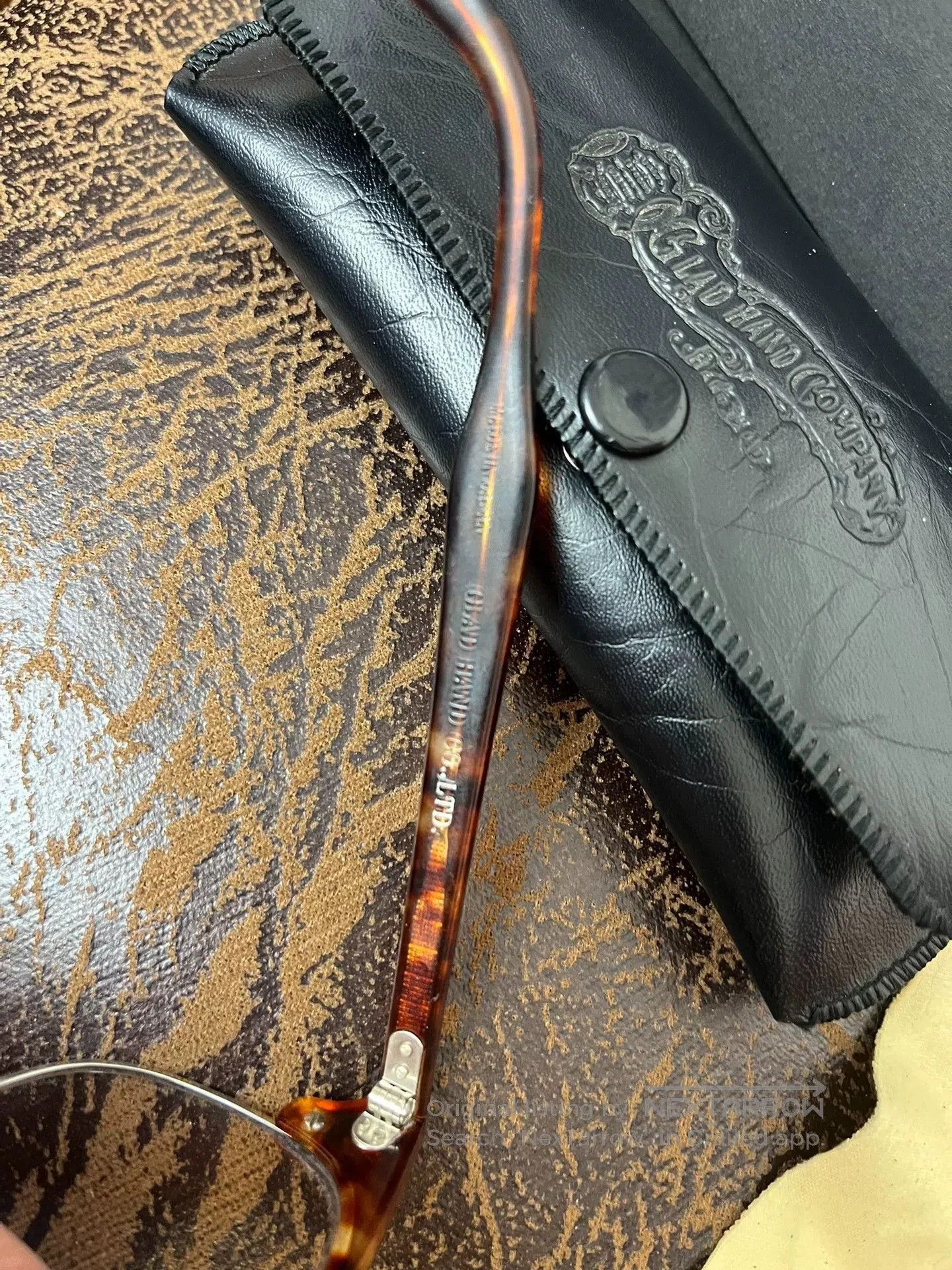 Japanese Brand Gladhand & Masahiko Niwa Eyeglasses. Size ONE SIZE - 4 Thumbnail