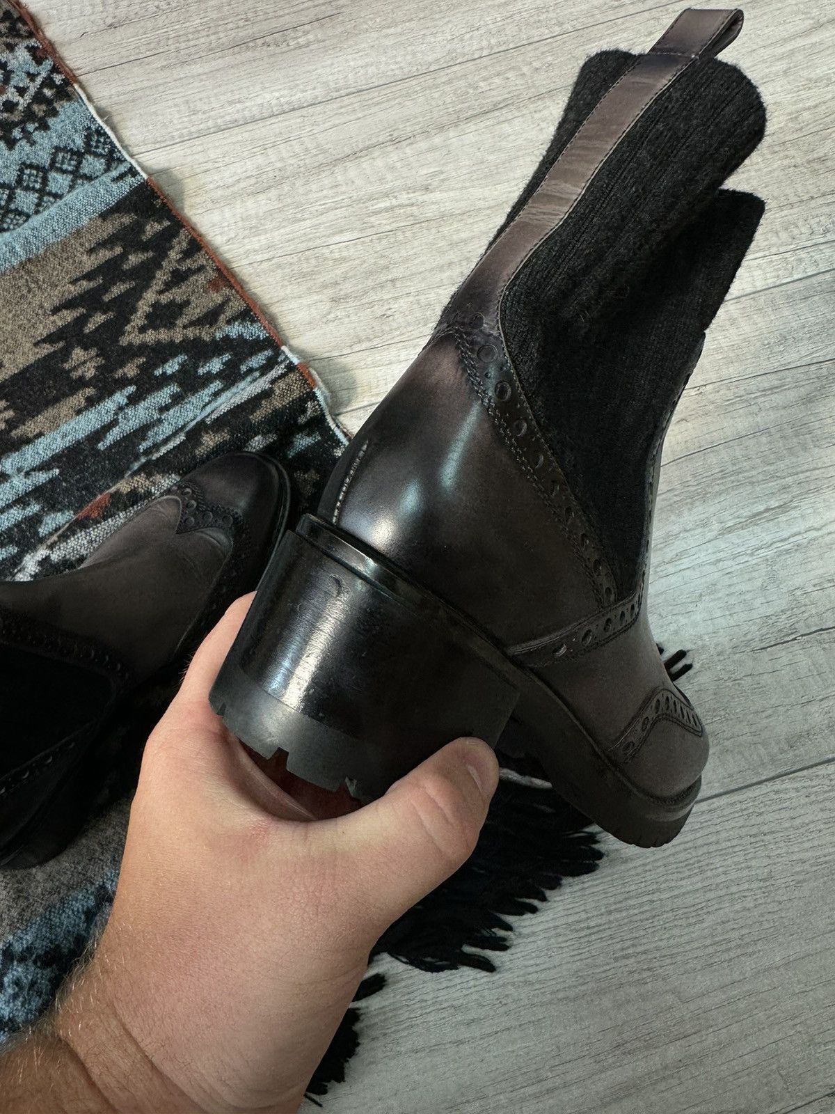 Santoni Santoni Sock-Style Ankle Boots Shoes Size 38 Size US 8 / IT 38 - 6 Thumbnail