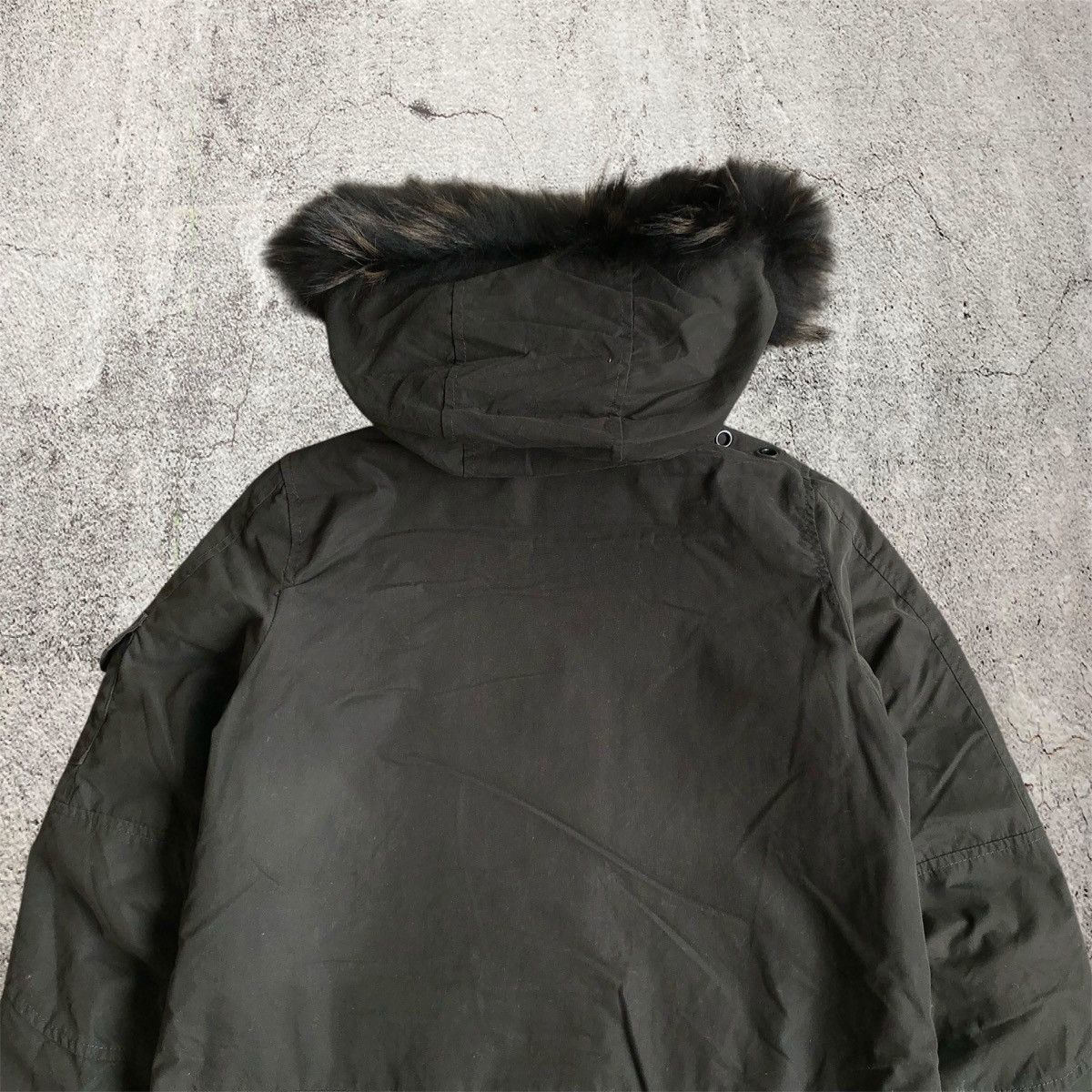 Japanese Brand 2000s Rodeo Crown Goa Apocalypse Style Jacket Fur Ziphoodie Size US M / EU 48-50 / 2 - 17 Thumbnail