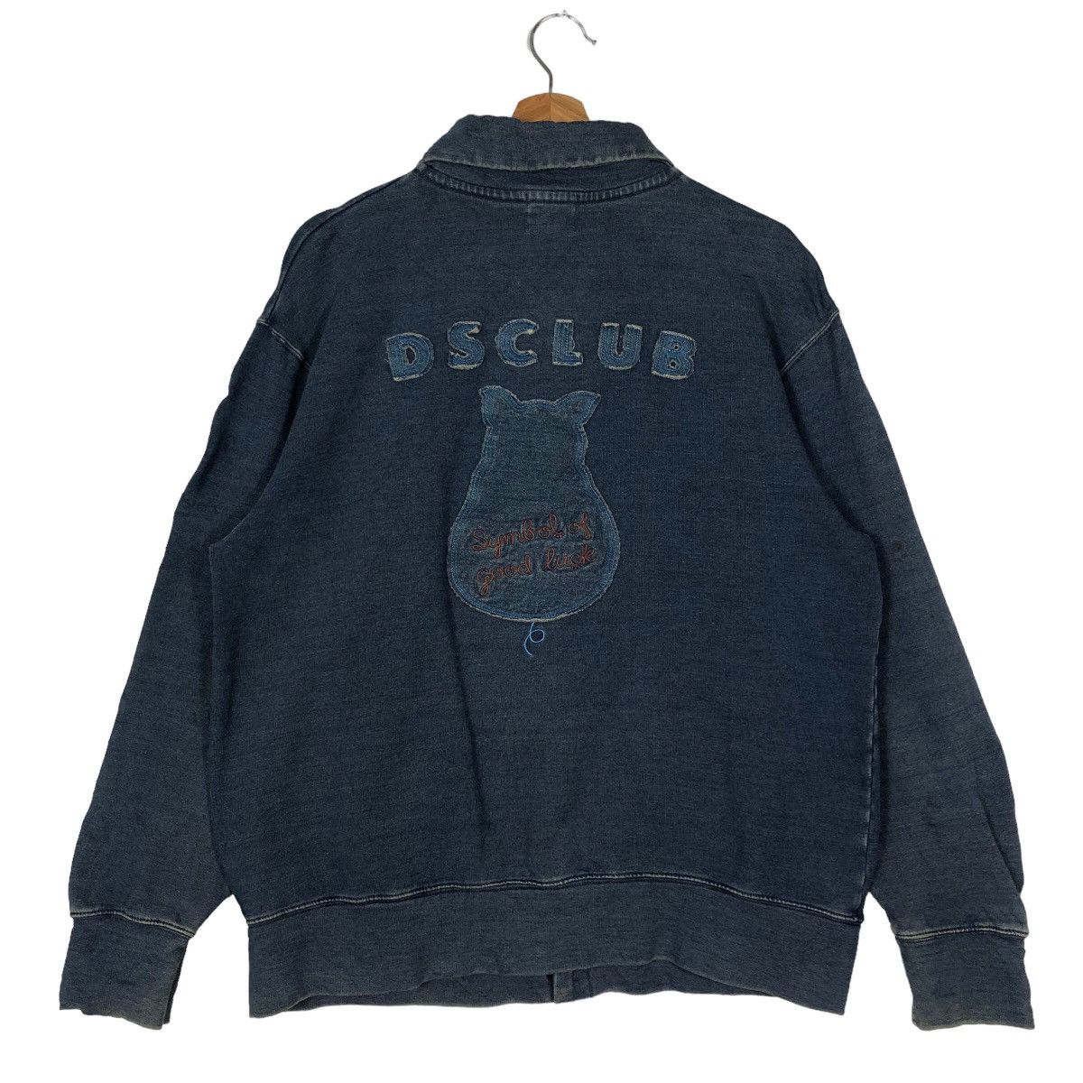 Hysteric Glamour 🔥90’s Biker Denim Jacket Drug Store’s Big Logo Racer Size US M / EU 48-50 / 2 - 7 Thumbnail