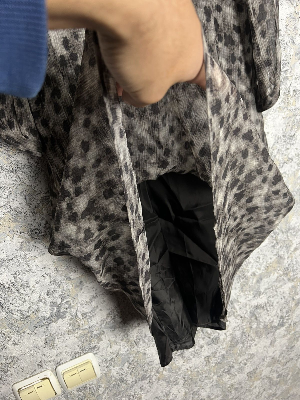 Burberry × Vintage Burberry Brit Dress Animal Printed Mesh Long Sleeve Tunic Size M / US 6-8 / IT 42-44 - 6 Thumbnail