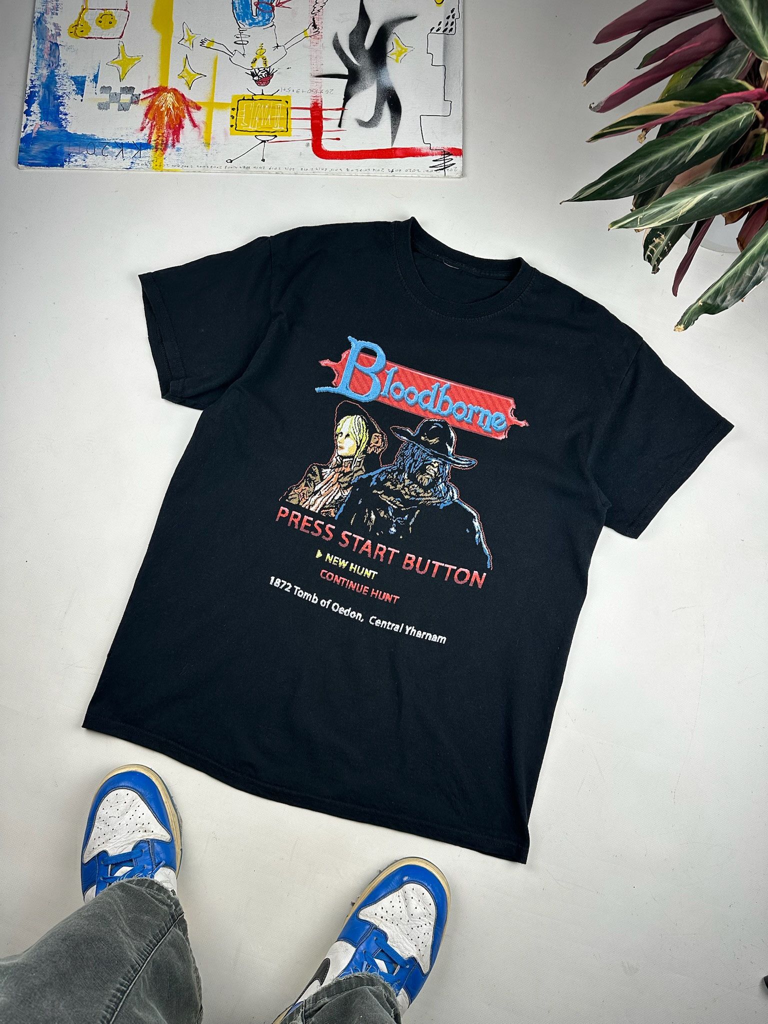 Playstation Y2K BLOODBORNE PROMO BY Hidetaka Miyazaki BLACK TEE Size US L / EU 52-54 / 3 - 2 Thumbnail