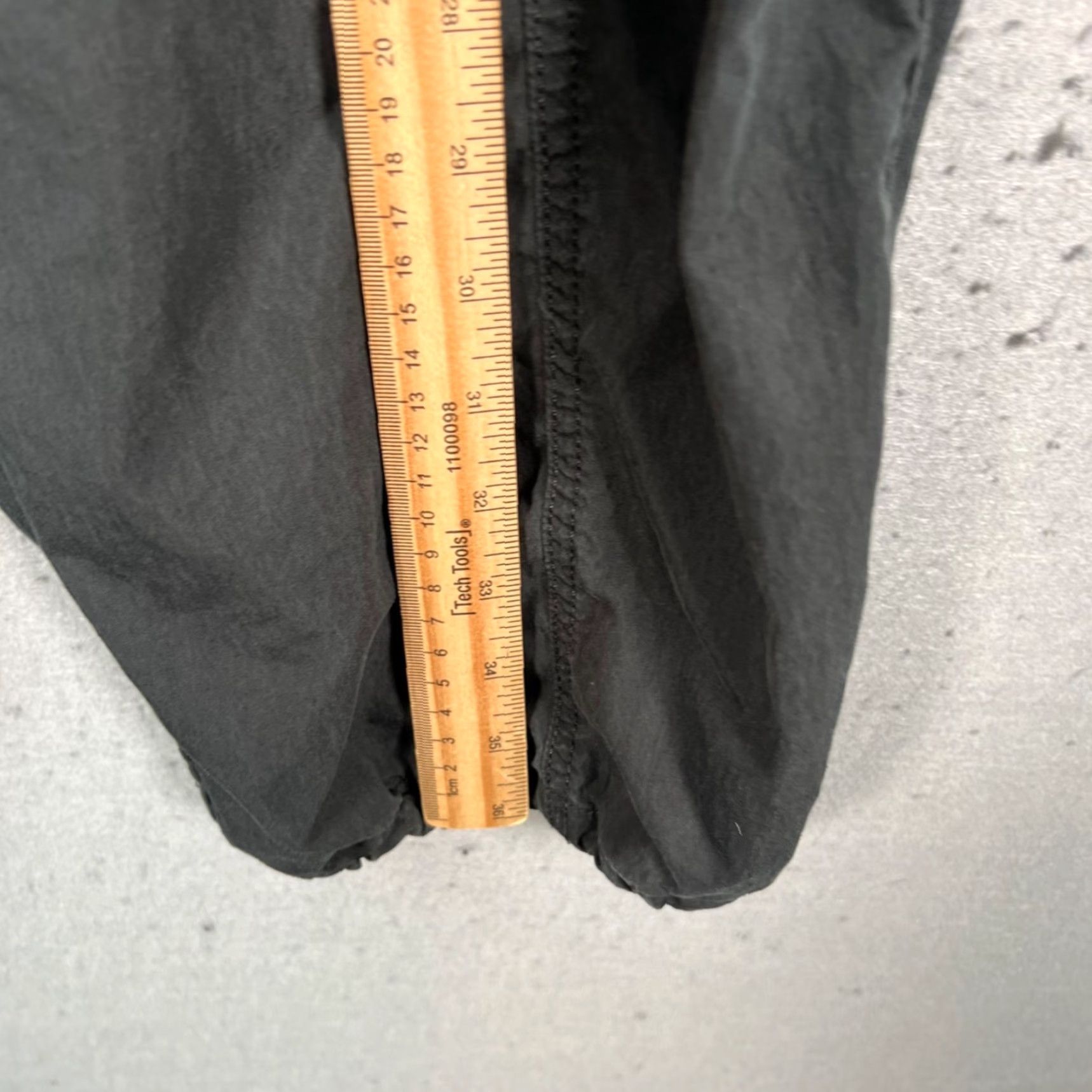 TNA TNA Surplus Division Womens XS Black Nylon-Cotton Wide Leg Cargo Pants Shirt? Size 26" / US 2 / IT 38 - 6 Thumbnail
