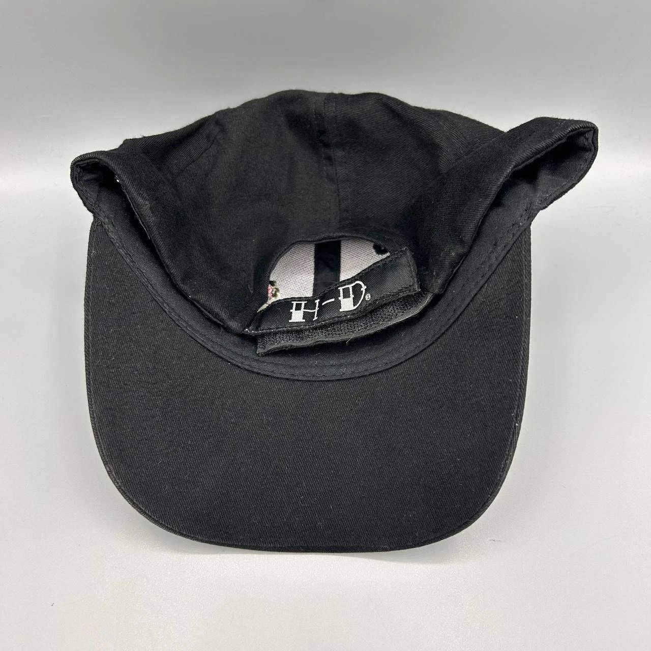 Harley Davidson Harley Davidson Motorcycles Hat Floral Strap Back Cotton Size ONE SIZE - 7 Thumbnail