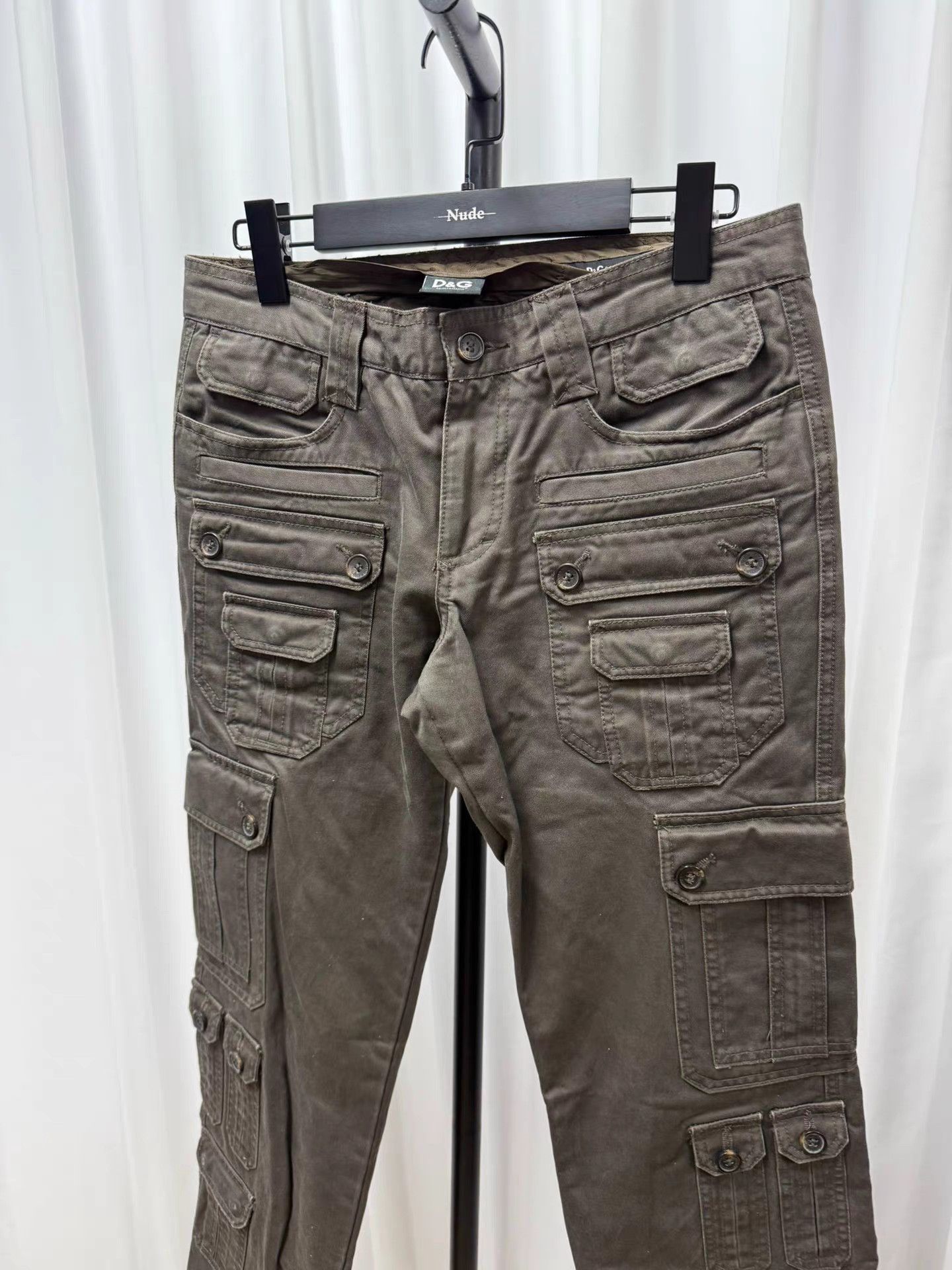 Dolce & Gabbana Dolce & Gabbana DG 00S Multi-Pocket Cargo Pants K20 Size US 32 / EU 48 - 2 Thumbnail