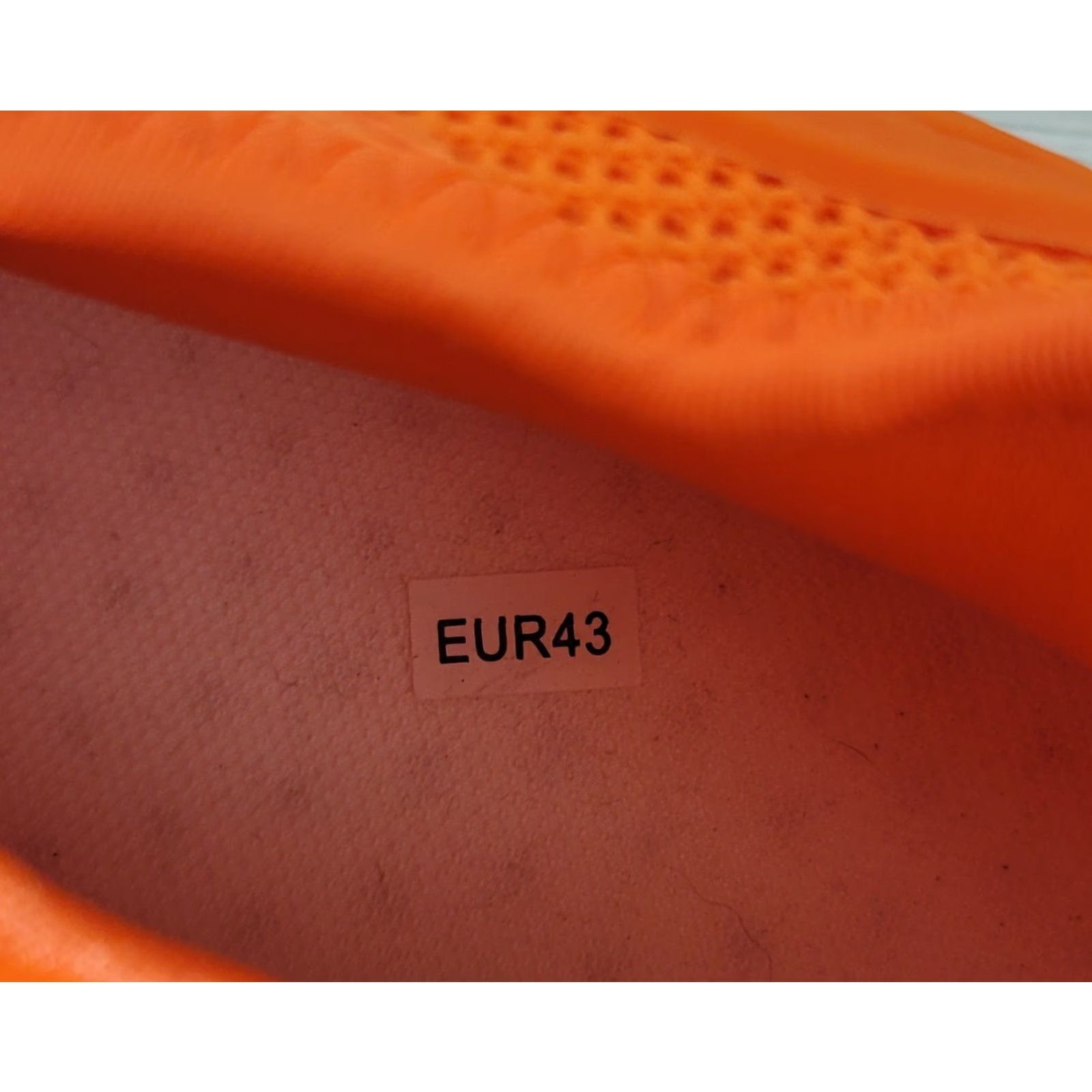 Vintage VINTAGE? No – but: Bright Orange Unisex Damyuan Just So So Sneakers 43 EUC Size US 10 / IT 40 - 7 Thumbnail