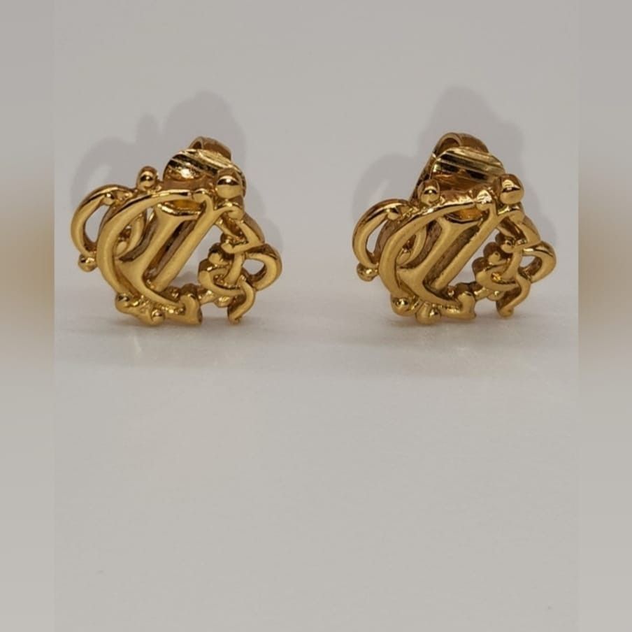 Dior Christian Dior 2000s Logo clip-on earrings Size ONE SIZE - 3 Thumbnail