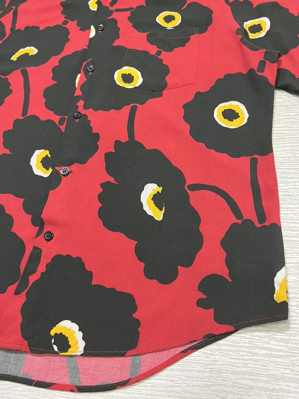 AMI AMI Paris - Floral Print Vacation Shirt Size US M / EU 48-50 / 2 - 8 Thumbnail