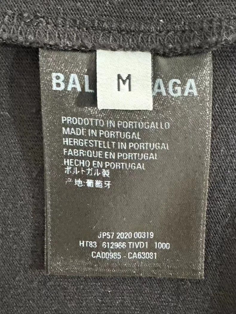 Balenciaga Balenciaga News letter logo short sleeve 2501-Nextarrow Size US M / EU 48-50 / 2 - 4 Thumbnail