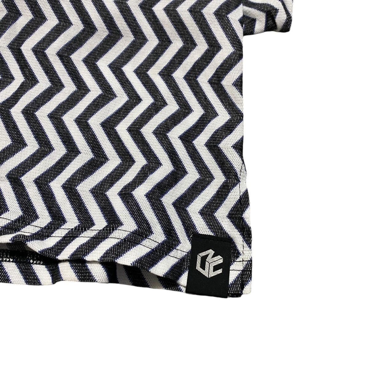 CABANE de ZUCCa Cabane De Zucca Black White Zigzag patern Blouses Size M / US 6-8 / IT 42-44 - 11 Thumbnail
