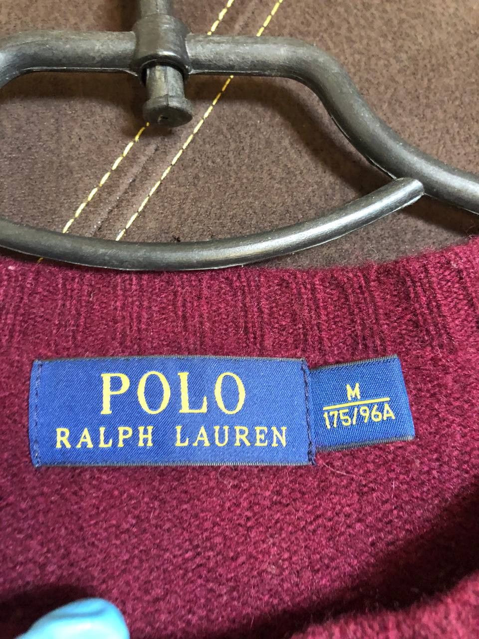 Polo Ralph Lauren Polo RALPH LAUREN JUMPER Burgundy Wool Sweater Size US M / EU 48-50 / 2 - 10 Thumbnail