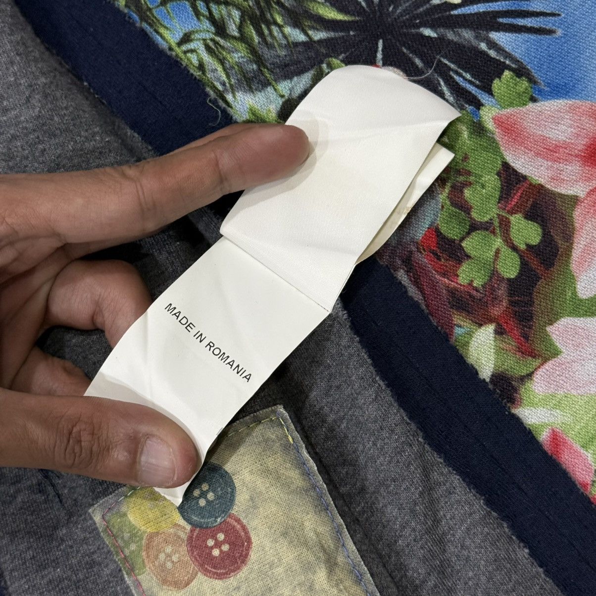 Manuel Ritz Vintage Manuel Ritz Deconstructred Chore Floral Jacket Size US L / EU 52-54 / 3 - 24 Thumbnail