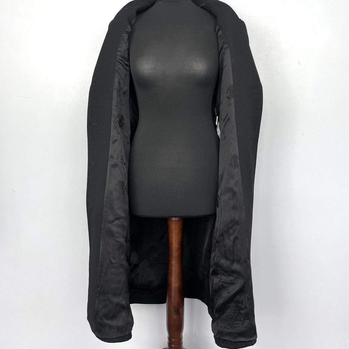 Roberto Cavalli Roberto Cavalli Black Gold Studded Wool Trench Coats SZ42 Size M / US 6-8 / IT 42-44 - 8 Thumbnail