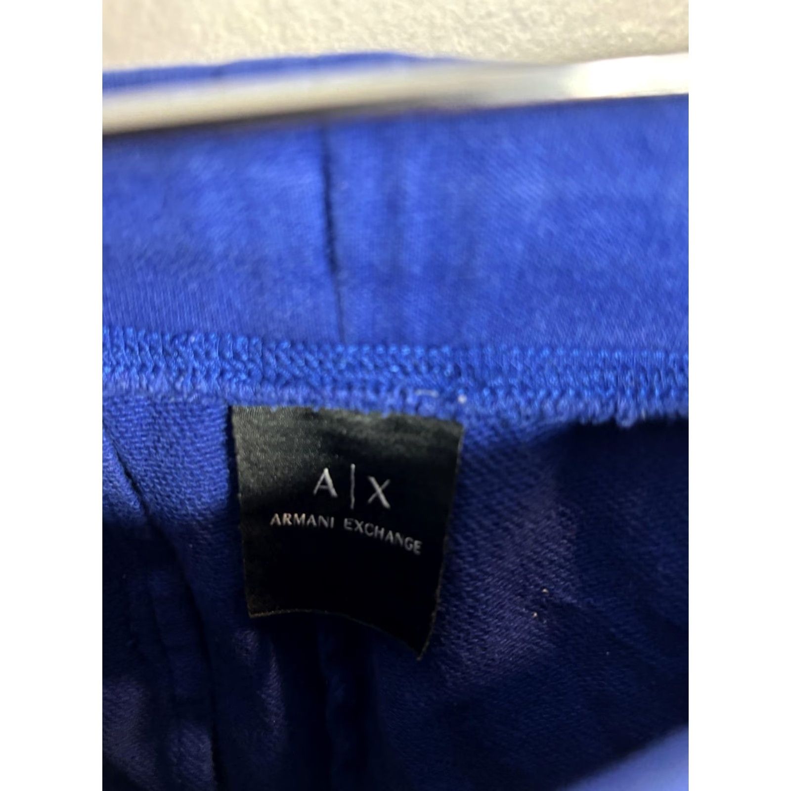 Armani Exchange Armani Exchange Shorts Mens M Athletic Casual Lounge Pockets Drawstring Blue Size US 31 - 3 Thumbnail