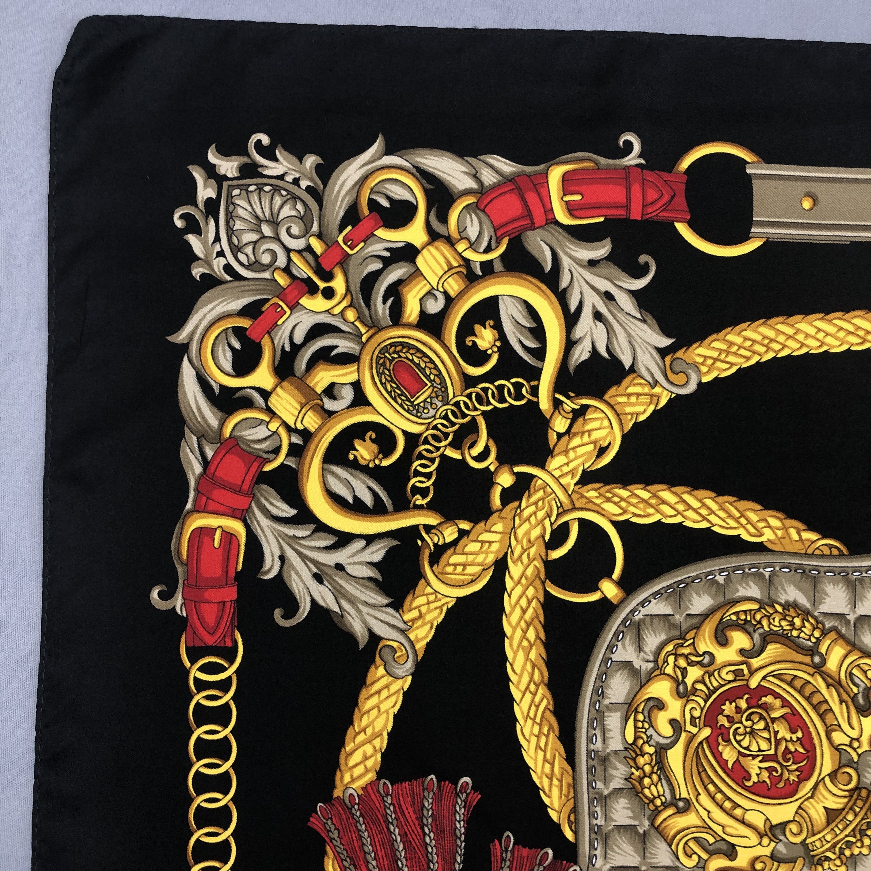 Designer × Vintage Vintage Estee Lauder SILK Scarf Twill Stole Wraps Scarves Size ONE SIZE - 10 Thumbnail