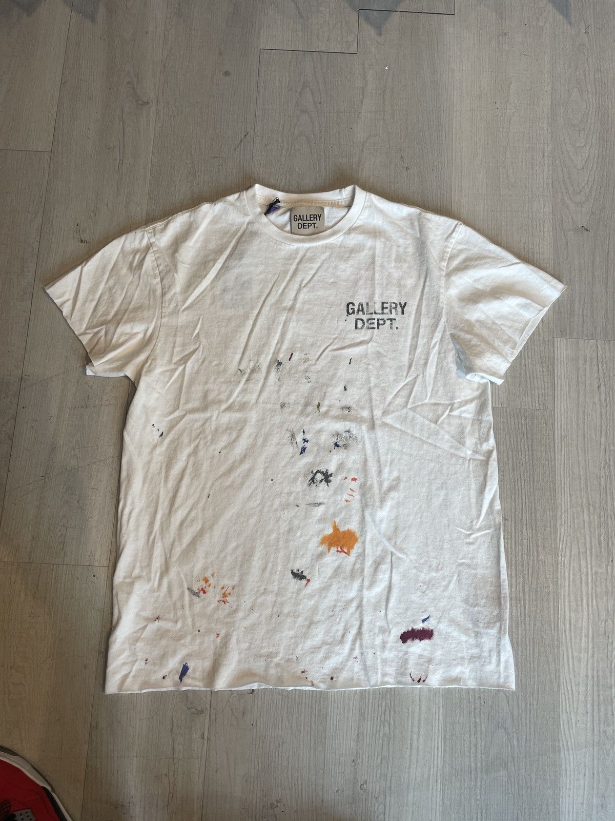 Gallery Dept. *NEW* GALLERY DEPT CLAW ATK TEE WHITE SMALL