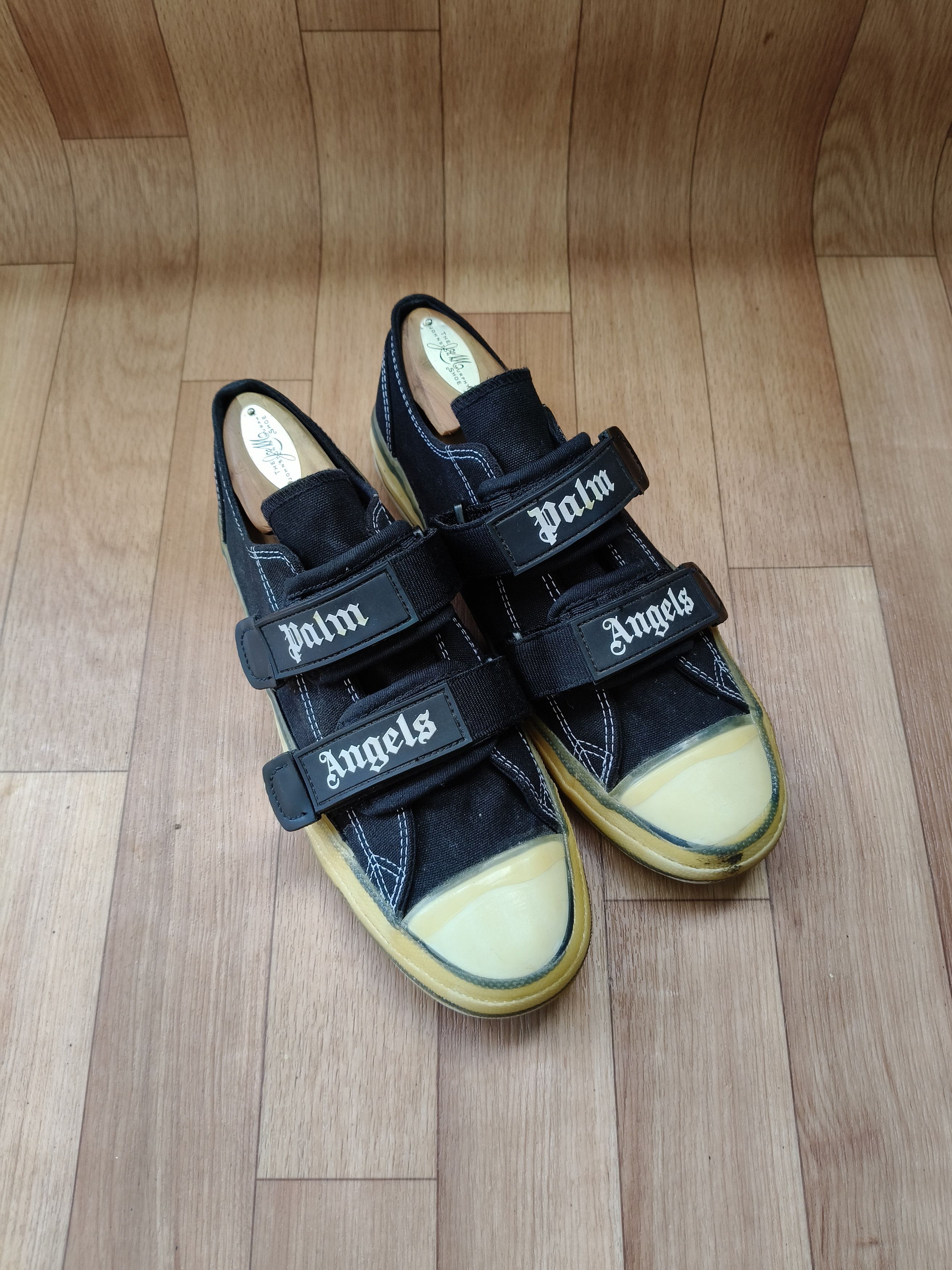 Palm Angels Black velcro vulcanised sneakers Size US 8 / EU 41 - 7 Thumbnail
