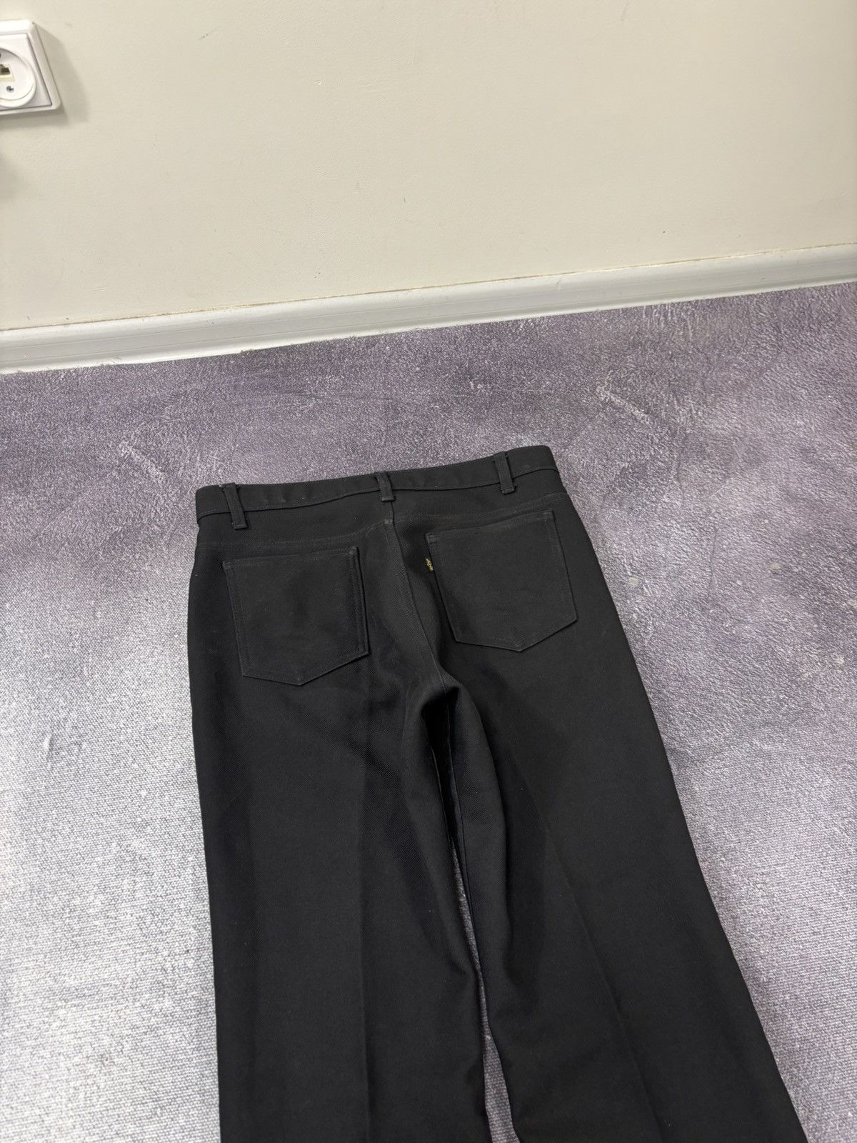 Levi's Vintage Levi’s Dacron Polyester Black Gold Tab Pants Jeans Size US 33 - 15 Thumbnail