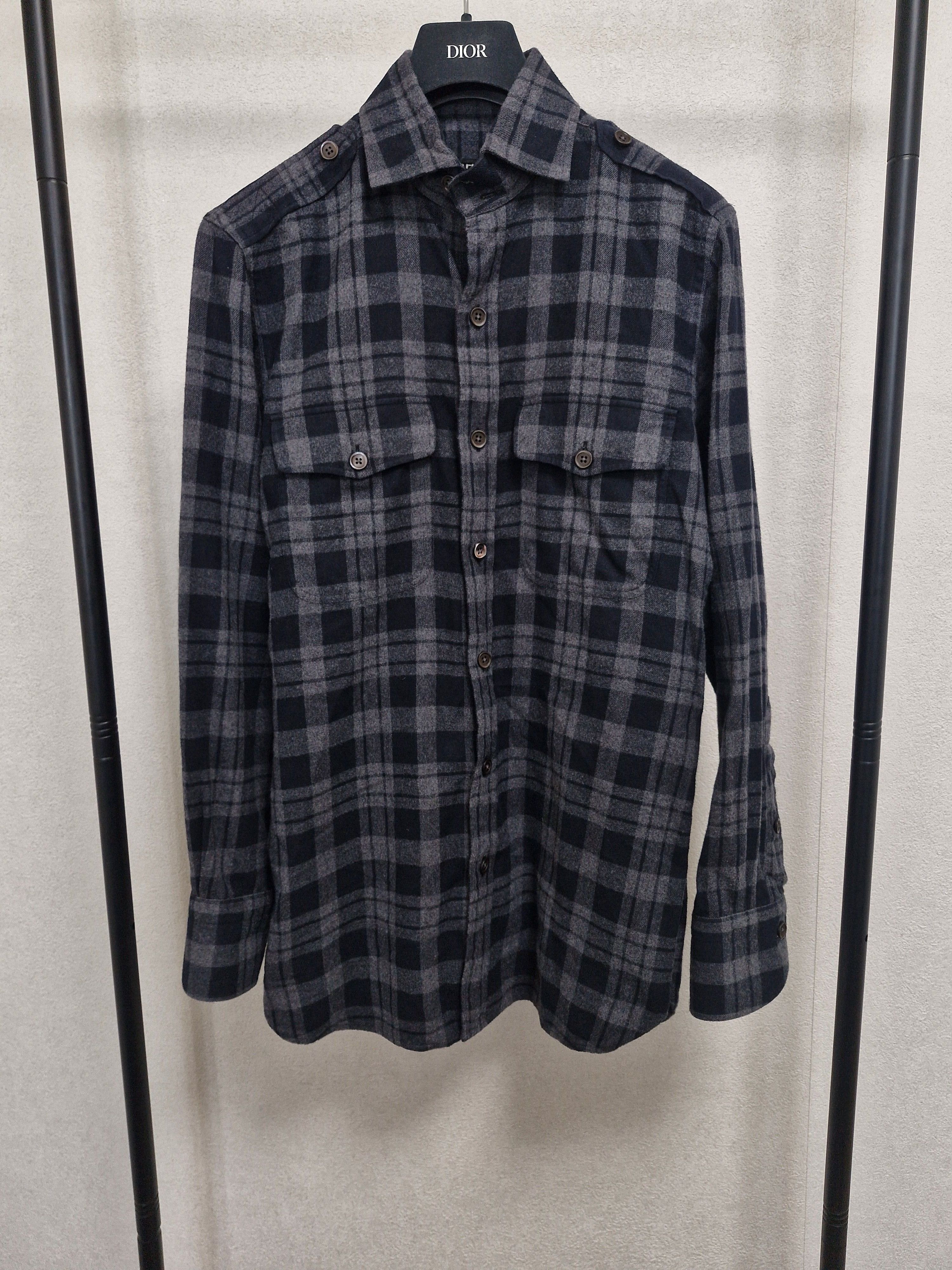 Tom Ford TOM FORD FW21 Western Plaid Button Shirt Size US M / EU 48-50 / 2 - 1 Thumbnail