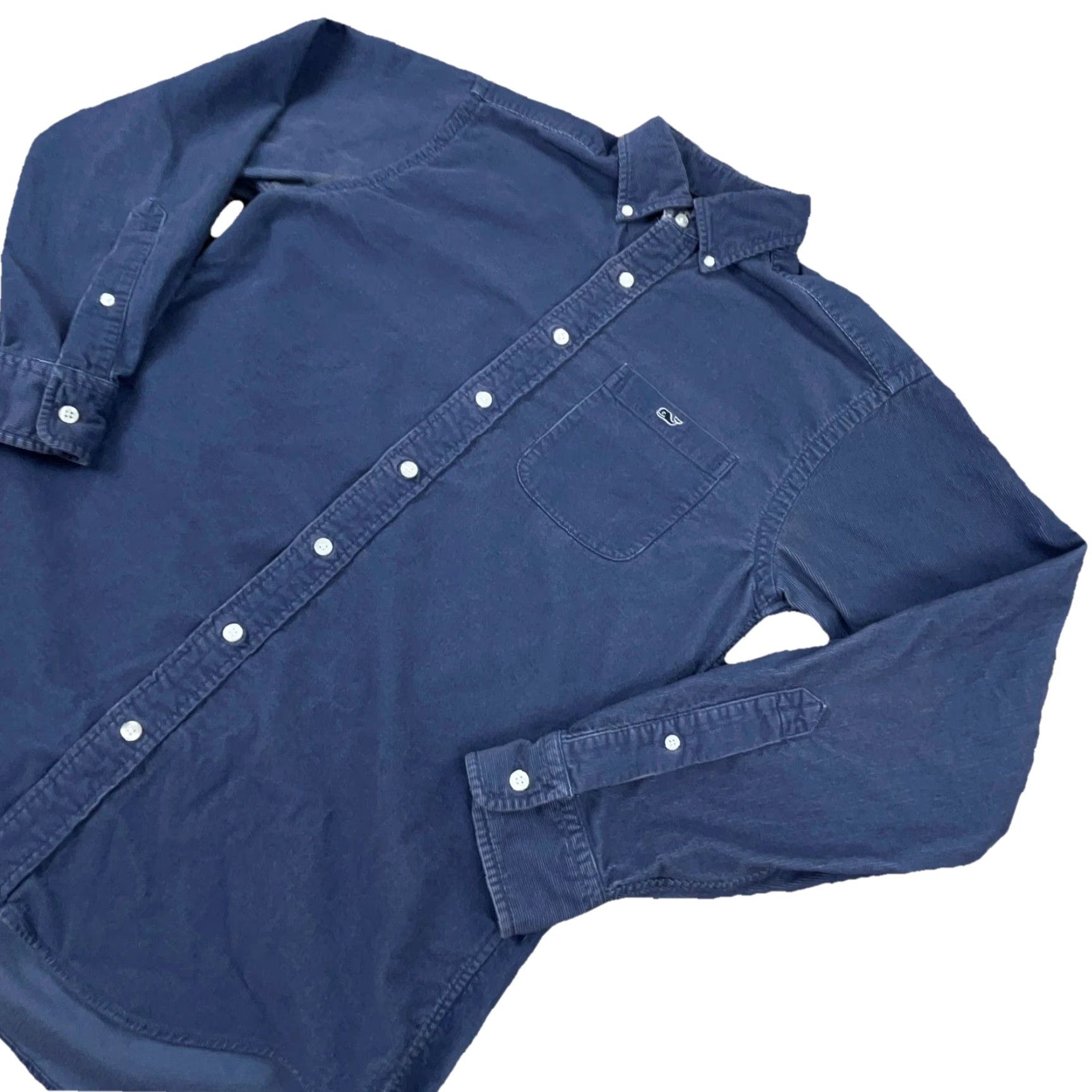 Vineyard Vines Vineyard Vines Shirt Men Small Blue Button Up Corduroy Whale Tucker Pocket Size US S / EU 44-46 / 1 - 2 Thumbnail