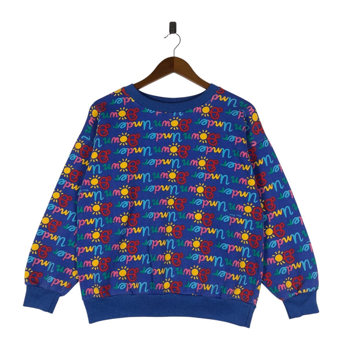 KEN DONE Down Under Multicolor Monogram Design Sweatshirt