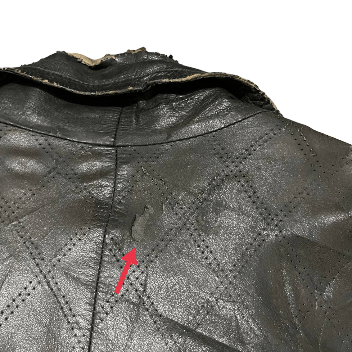 Loewe Loewe Distressed Leather Jacket Vintage Size US M / EU 48-50 / 2 - 18 Thumbnail